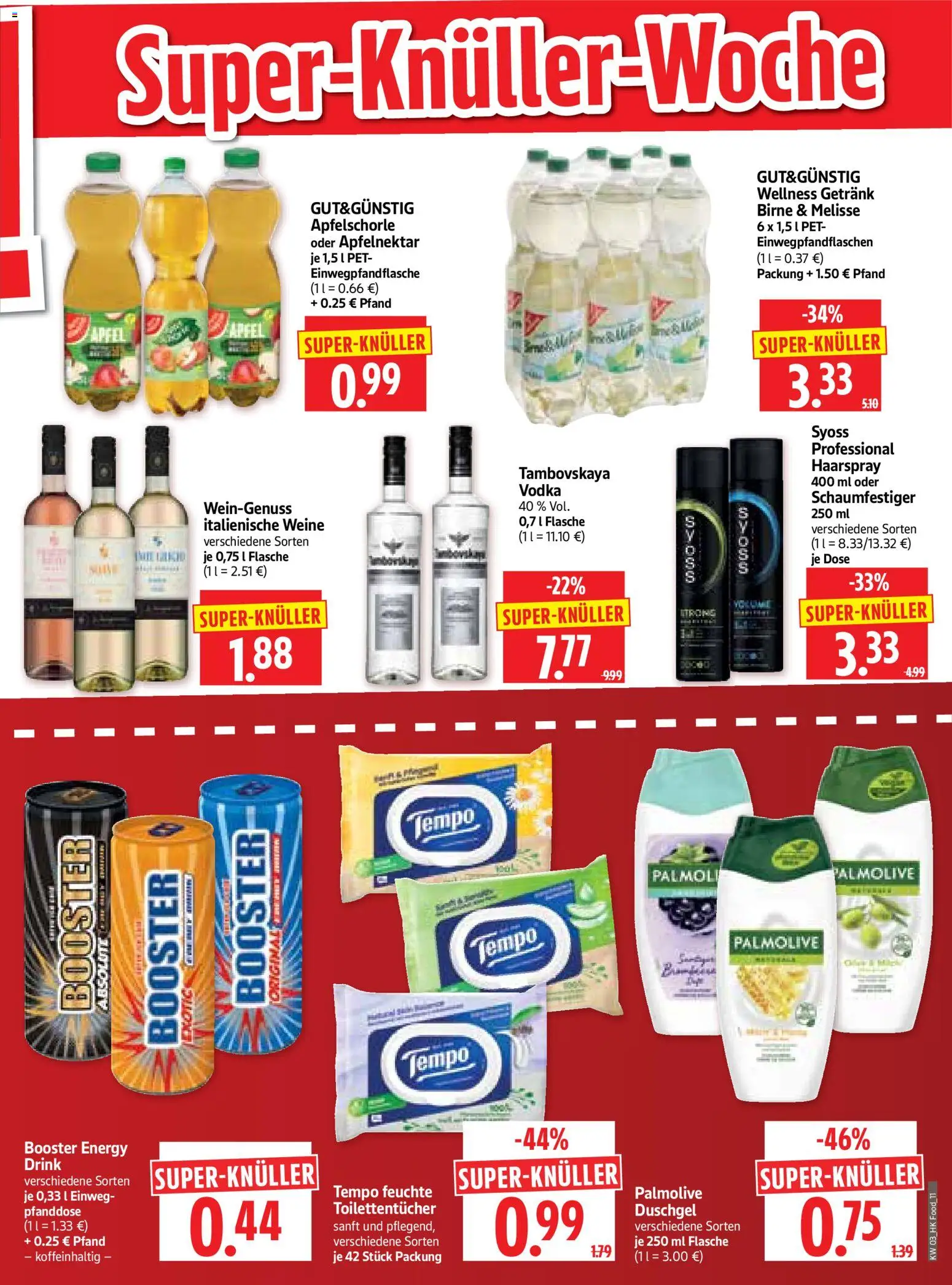 HERKULES Prospekt 	 – gültig ab 12.01.2026 | Seite: 11 | Produkte: Energy, Äpfel, Duschgel, Tempo