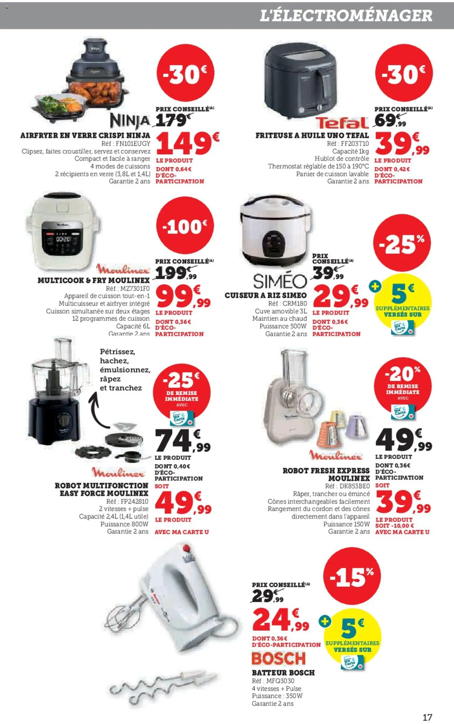 {H1} | Page: 17 | Produits: Robot, Cuiseur, Panier, Riz