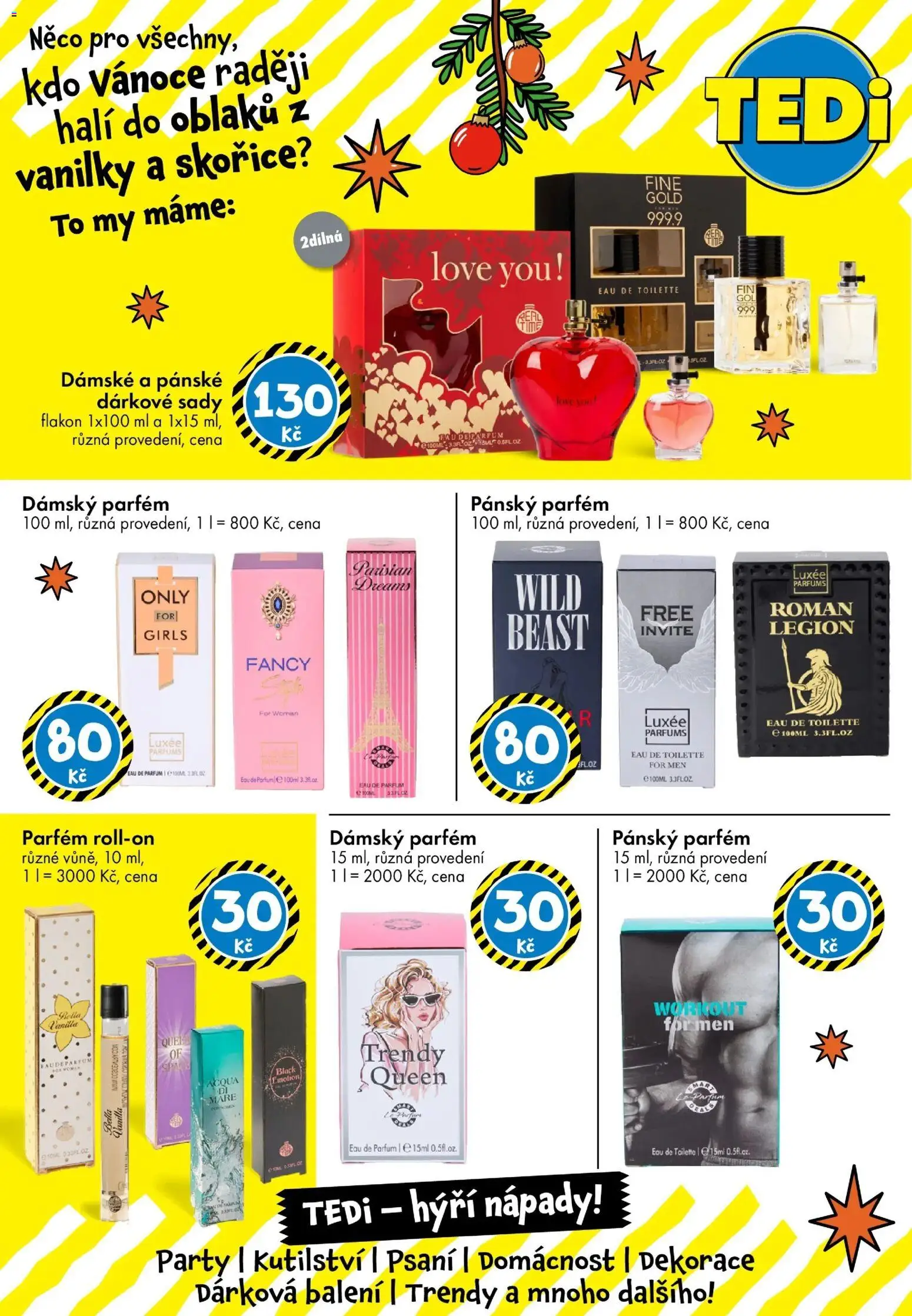 TEDi leták od 14.11.2025 | Strana: 29 | Produkty: Parfém, Dekorace