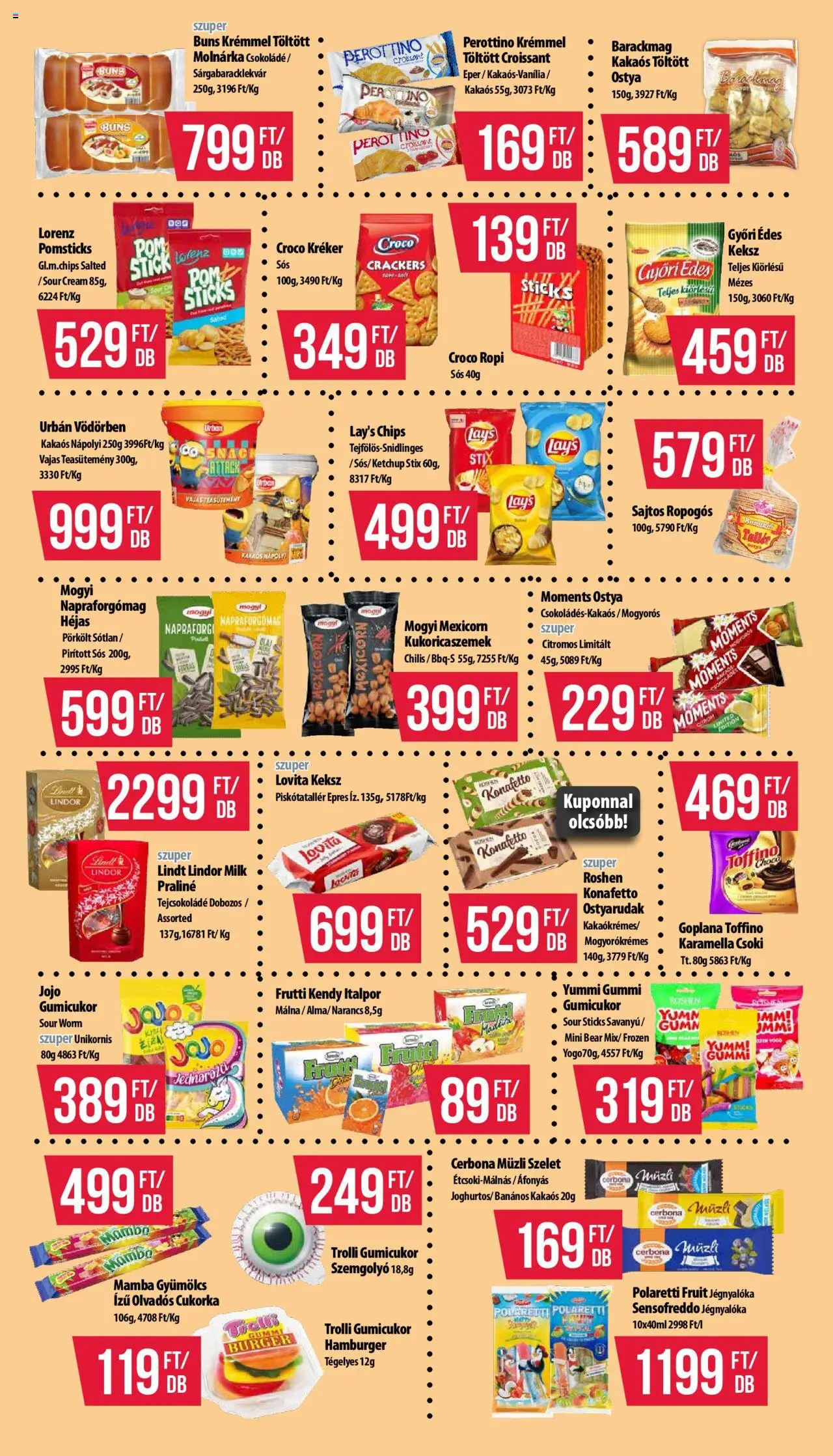 COOP akciós ujság - amely érvényes a következő dátumtól: 17.07.2025 | Oldal: 5 | Termékek: Croissant, Praliné, Italpor, Citrom