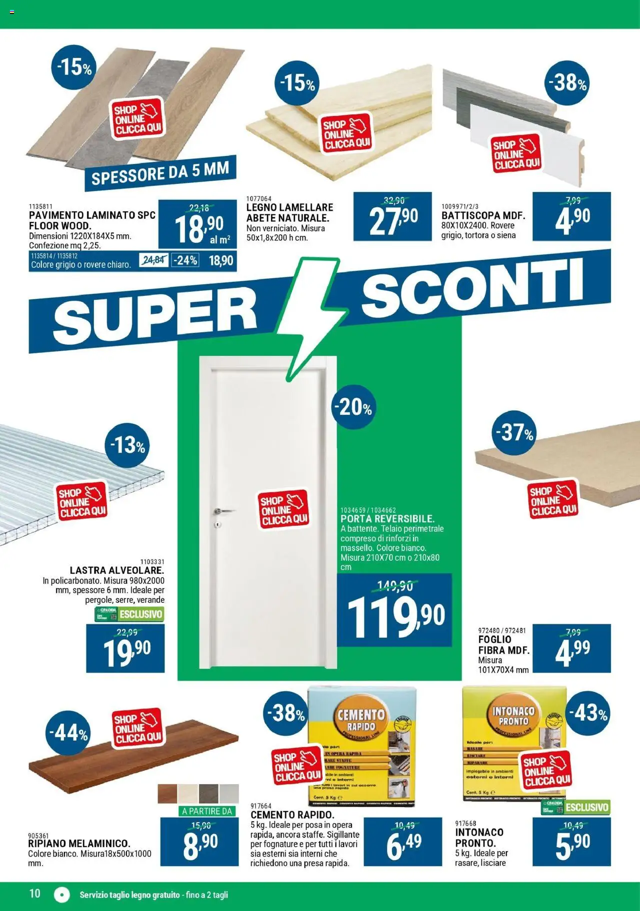 Volantino CFadda del 02.10.2025 | Pagina: 10 | Prodotti: Ripiano, Pavimento, Presa