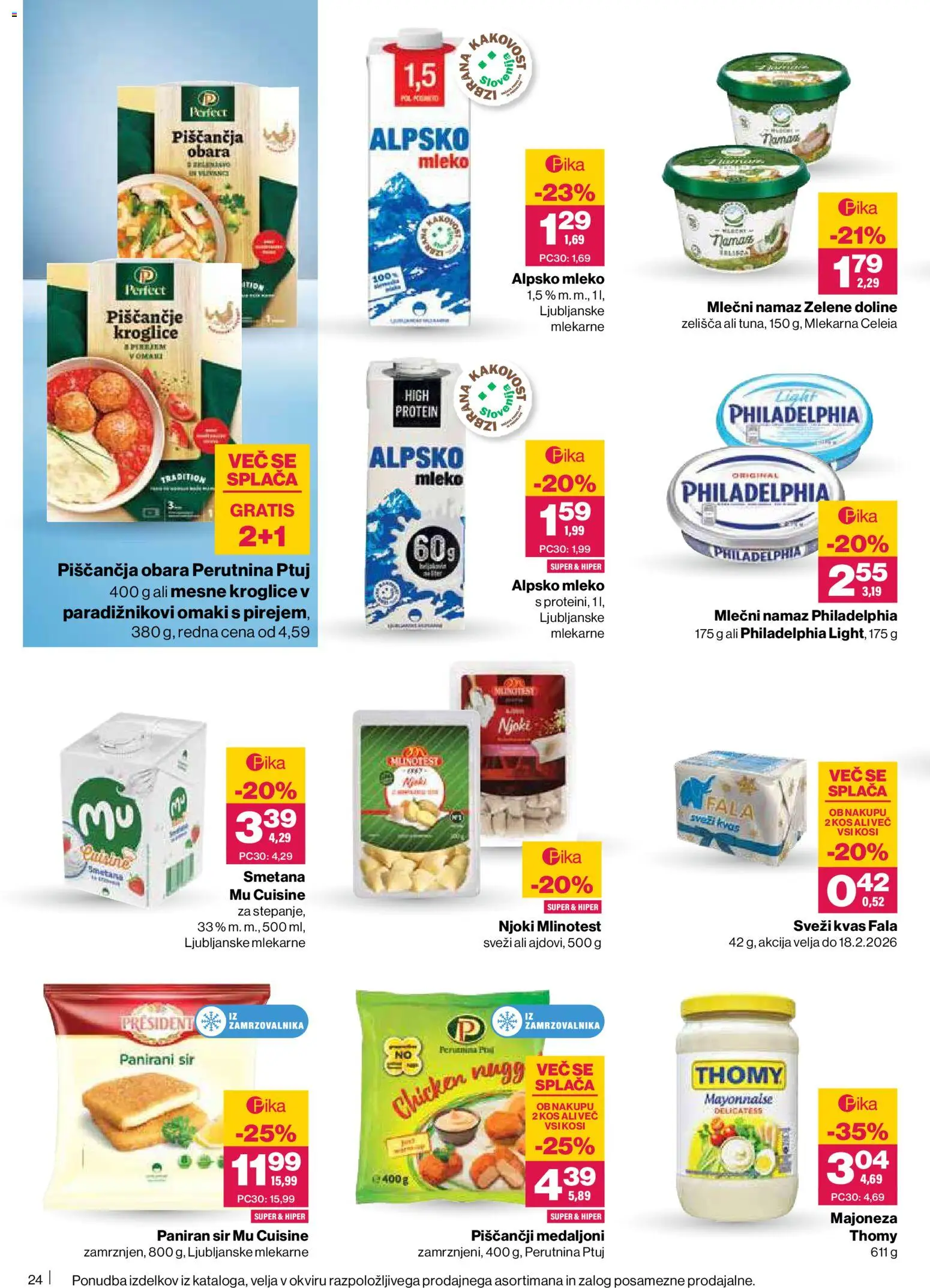 Novi Mercator katalog ponudbe – veljaven od 05.02.2026 | Stran: 24
