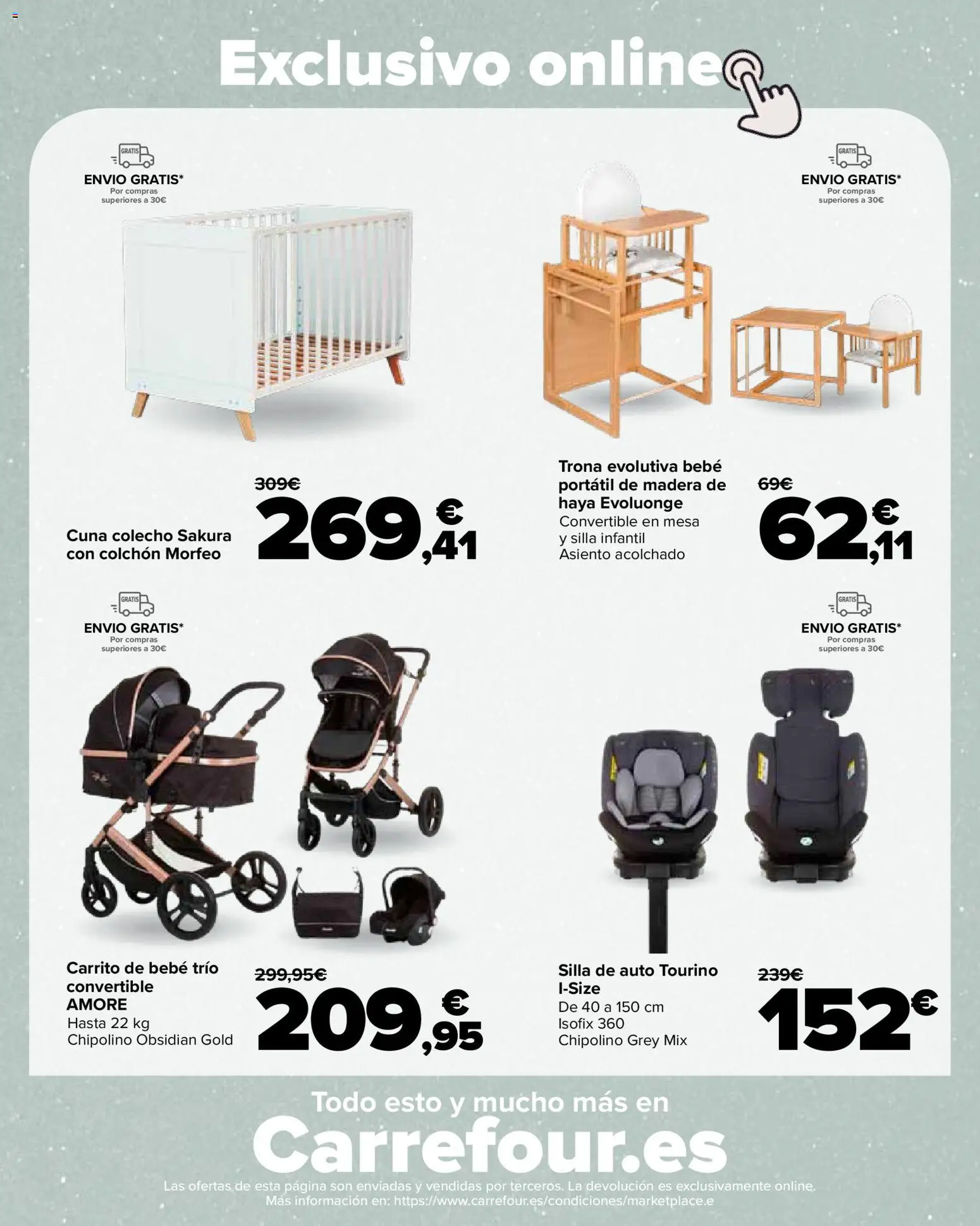 Carrefour Bebé │ válido desde el 25.02.2026 | Página: 44 | Productos: Colchon, Mesa, Silla, Cuna