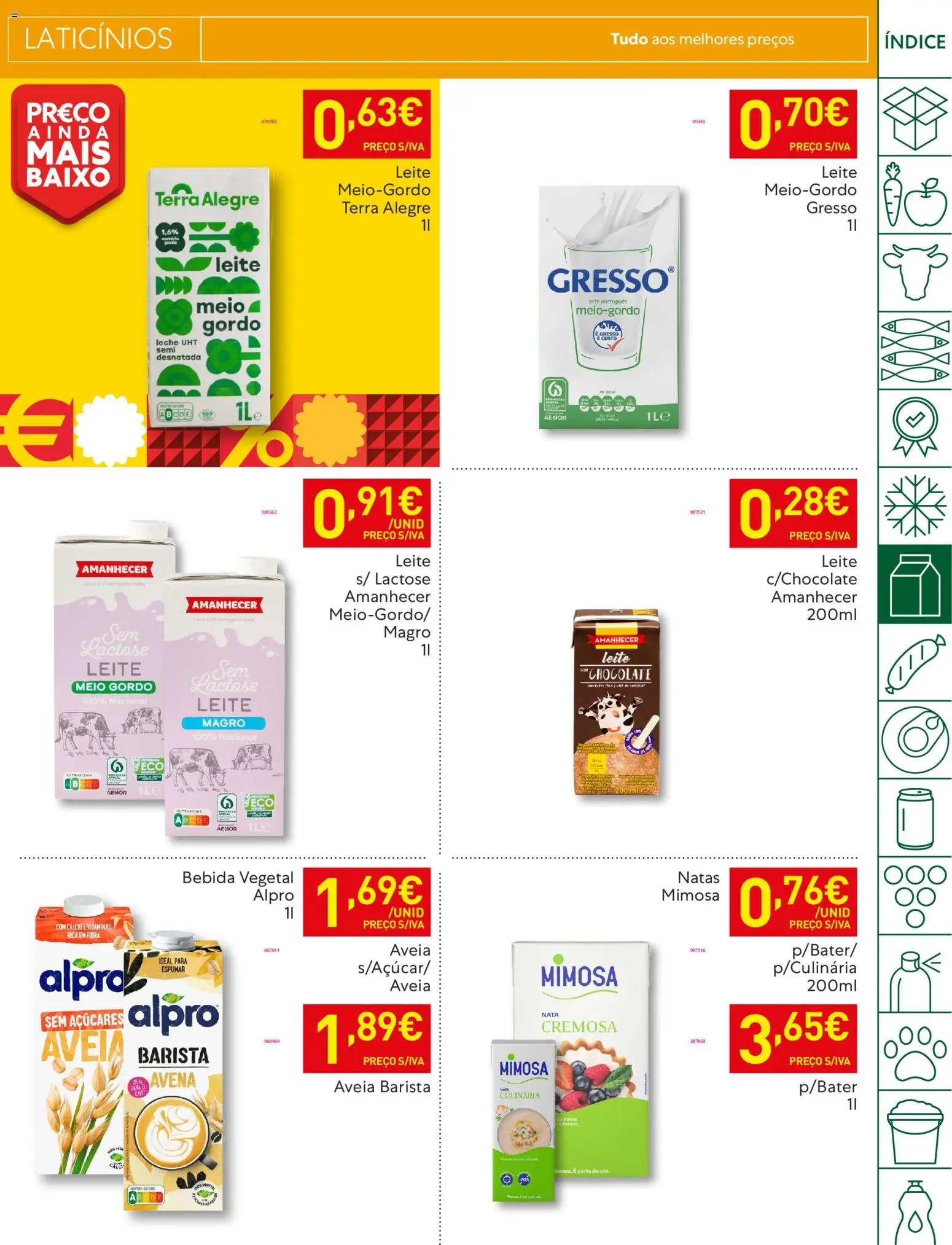 Recheio folheto │ válido de 27.01.2026 | Página: 19 | Produtos: Leite, Chocolate, Nata, Natas