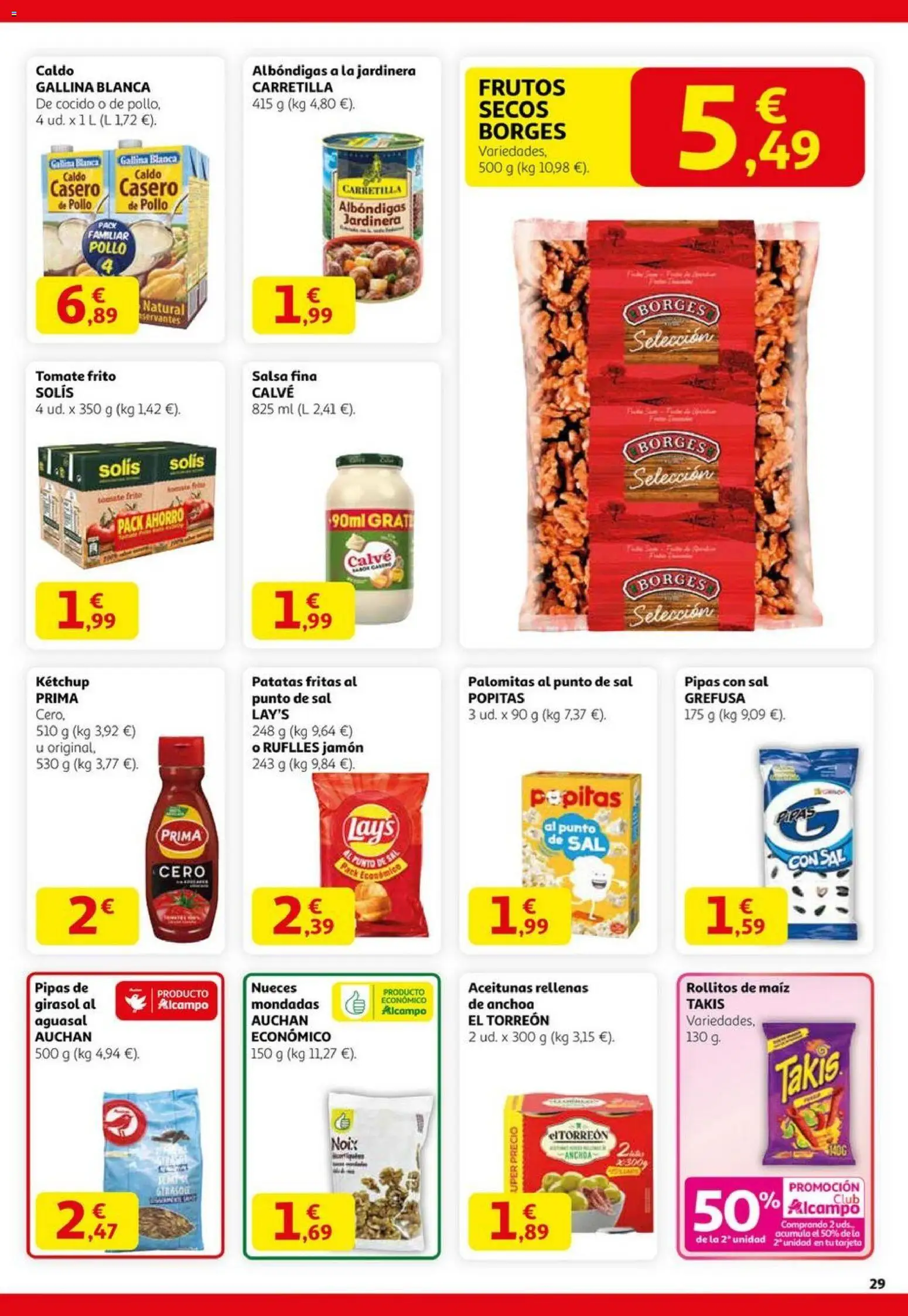 Alcampo - Black Friday │ válido desde el 06.11.2025 | Página: 29 | Productos: Jamón, Jardinera, Anchoa