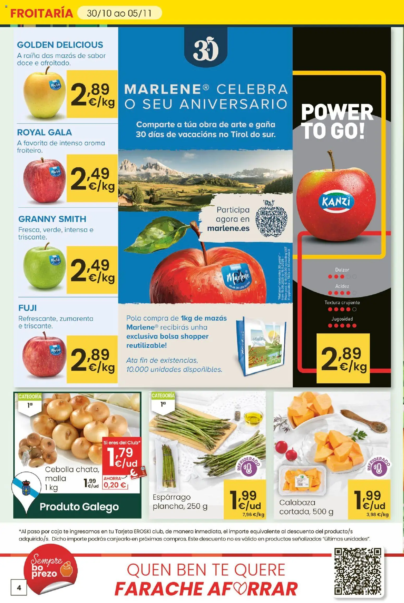 Eroski - Oferta 3x2 │ válido desde el 30.10.2025 | Página: 4 | Productos: Πράσινο τσάι, Té, Παγωμένο τσάι, Bolsa