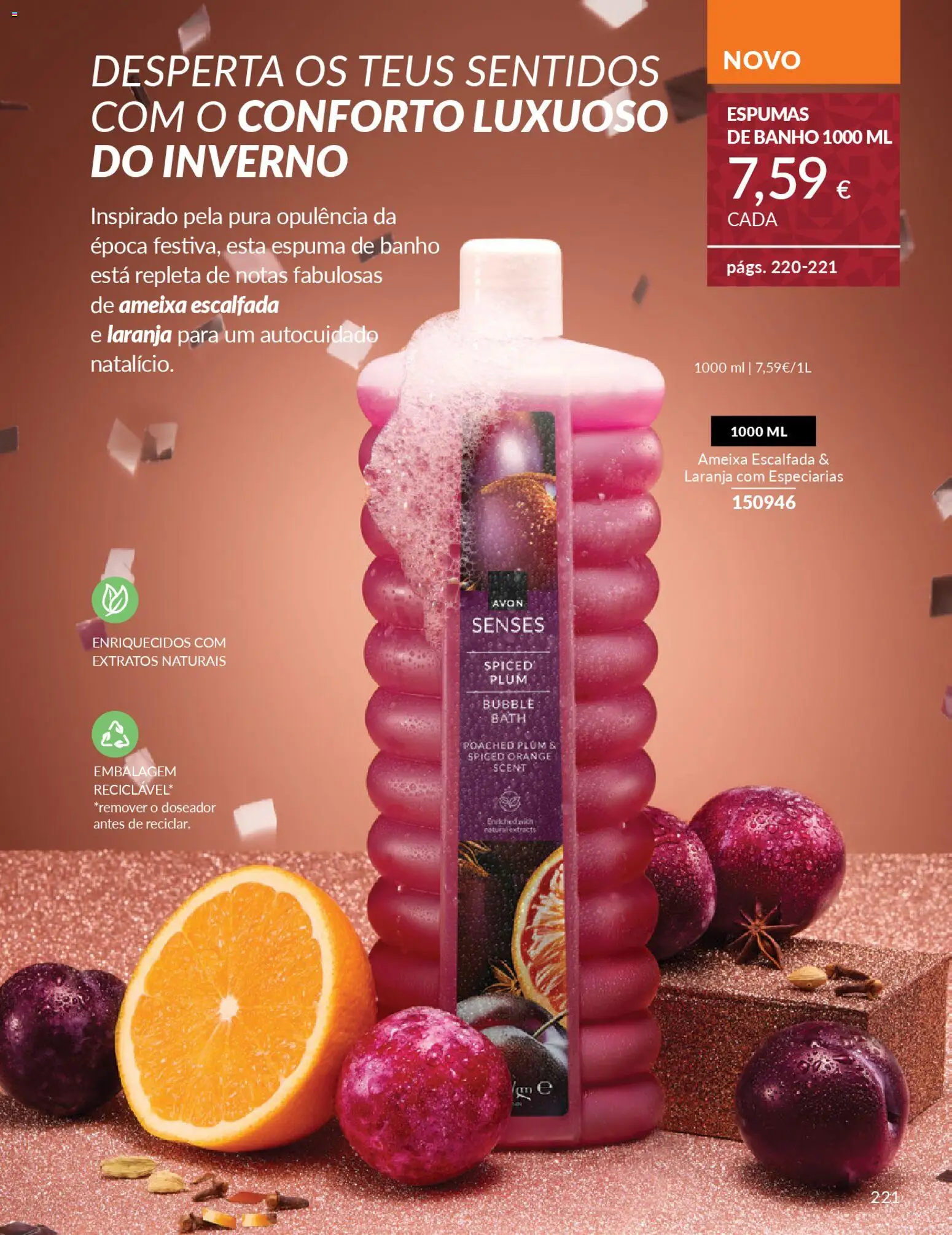 Catálogo Avon Campanha 11 Black Friday │ válido de 01.11.2025 | Página: 221 | Produtos: Espuma de banho, Banho