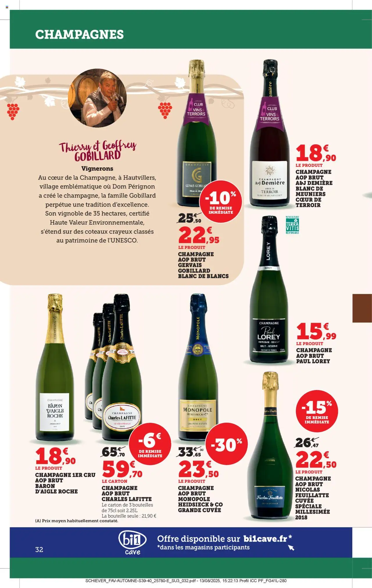  | Page: 32 | Produits: Champagne Charles Lafitte, Charles Lafitte, Champagne