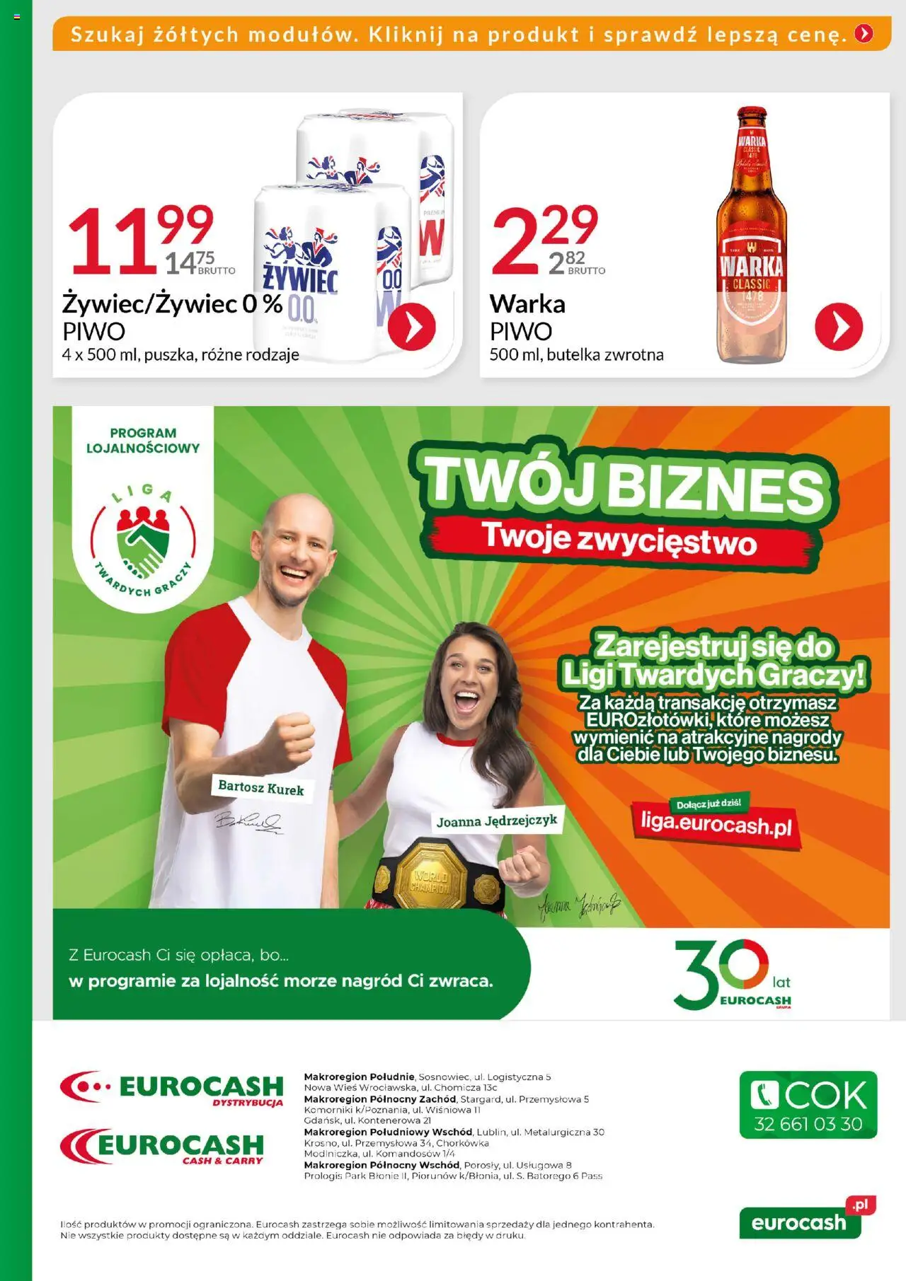 Eurocash Gazetka - Ofensywa Cenowa Alkoholowa od 17.08.2025 | Strona: 5 | Produkty: Warka, Piwo