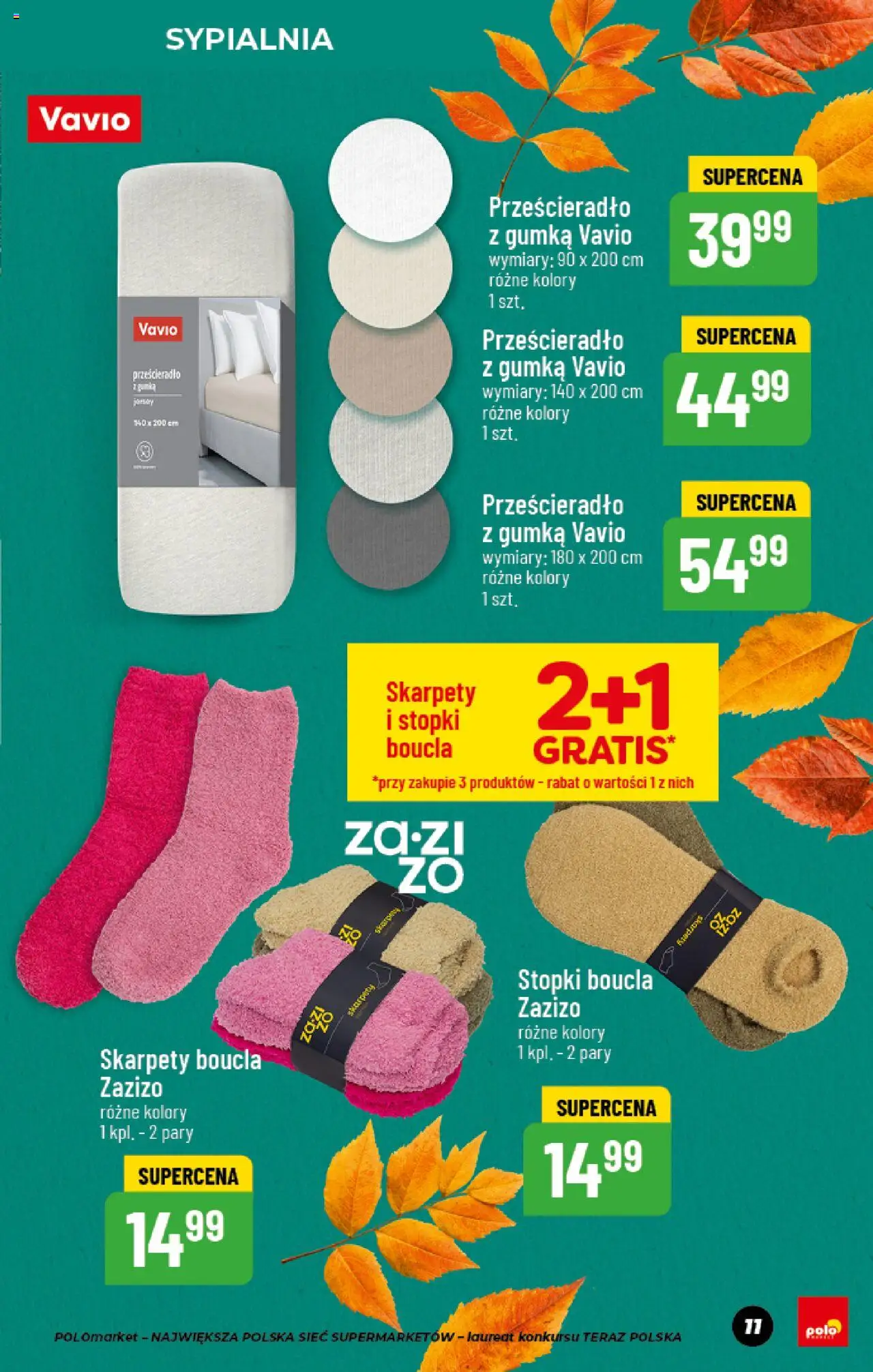 POLOmarket Gazetka - Jesień od 12.09.2025 | Strona: 11 | Produkty: Skarpety