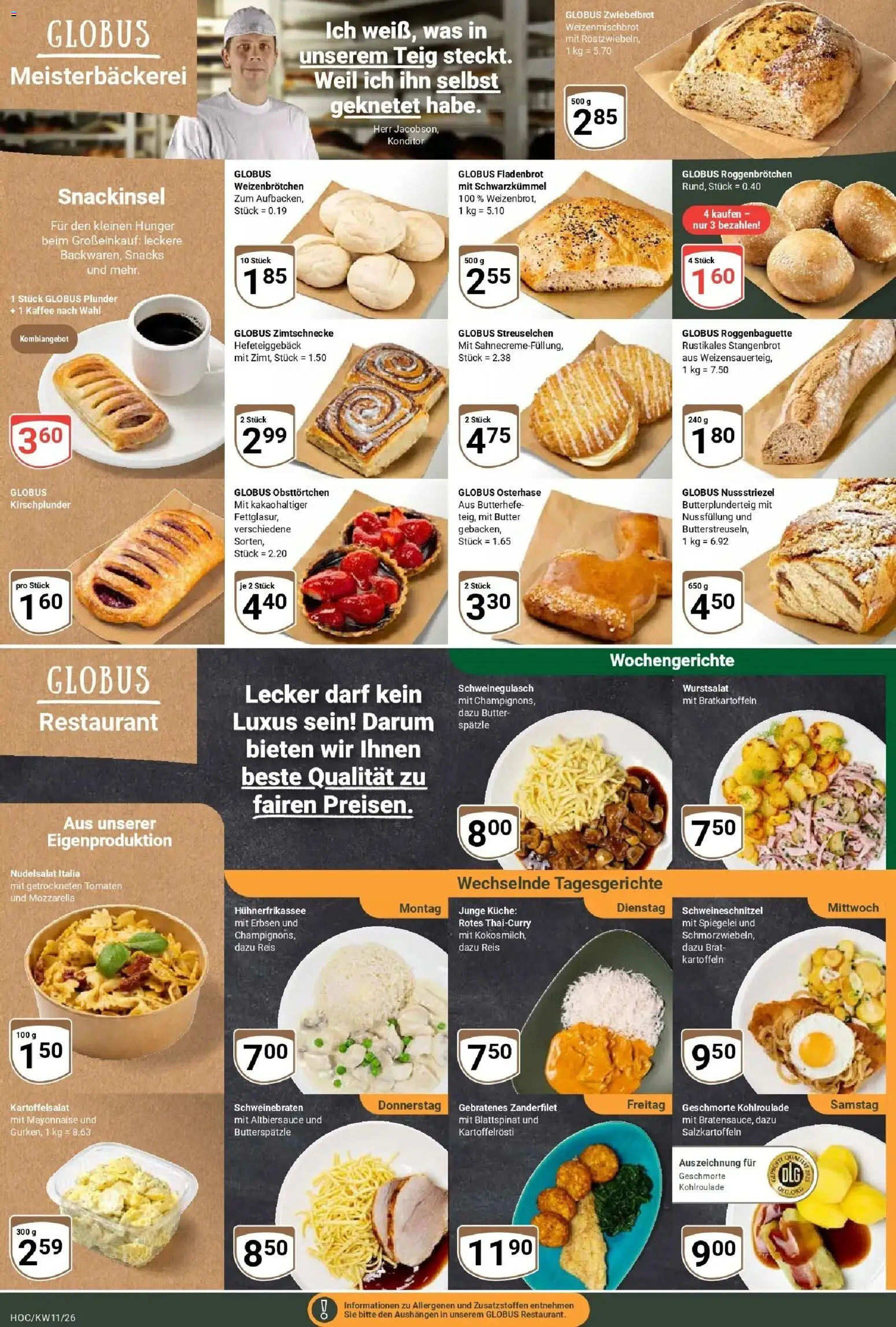 Globus prospekt Hockenheim	 – gültig ab 09.03.2026 | Seite: 9 | Produkte: Butter, Mozzarella, Küche, Mayonnaise