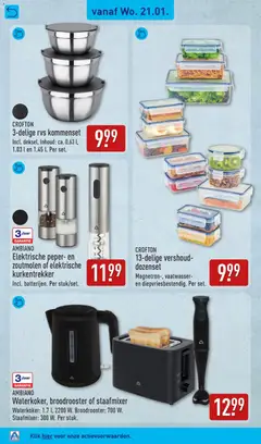 Aldi - Folder week 4 - Voorbeeld van een folder van Aldi, geldig van 19.01.2026 | Pagina: 30 | Producten: Waterkoker, Vaatwasser, Peper