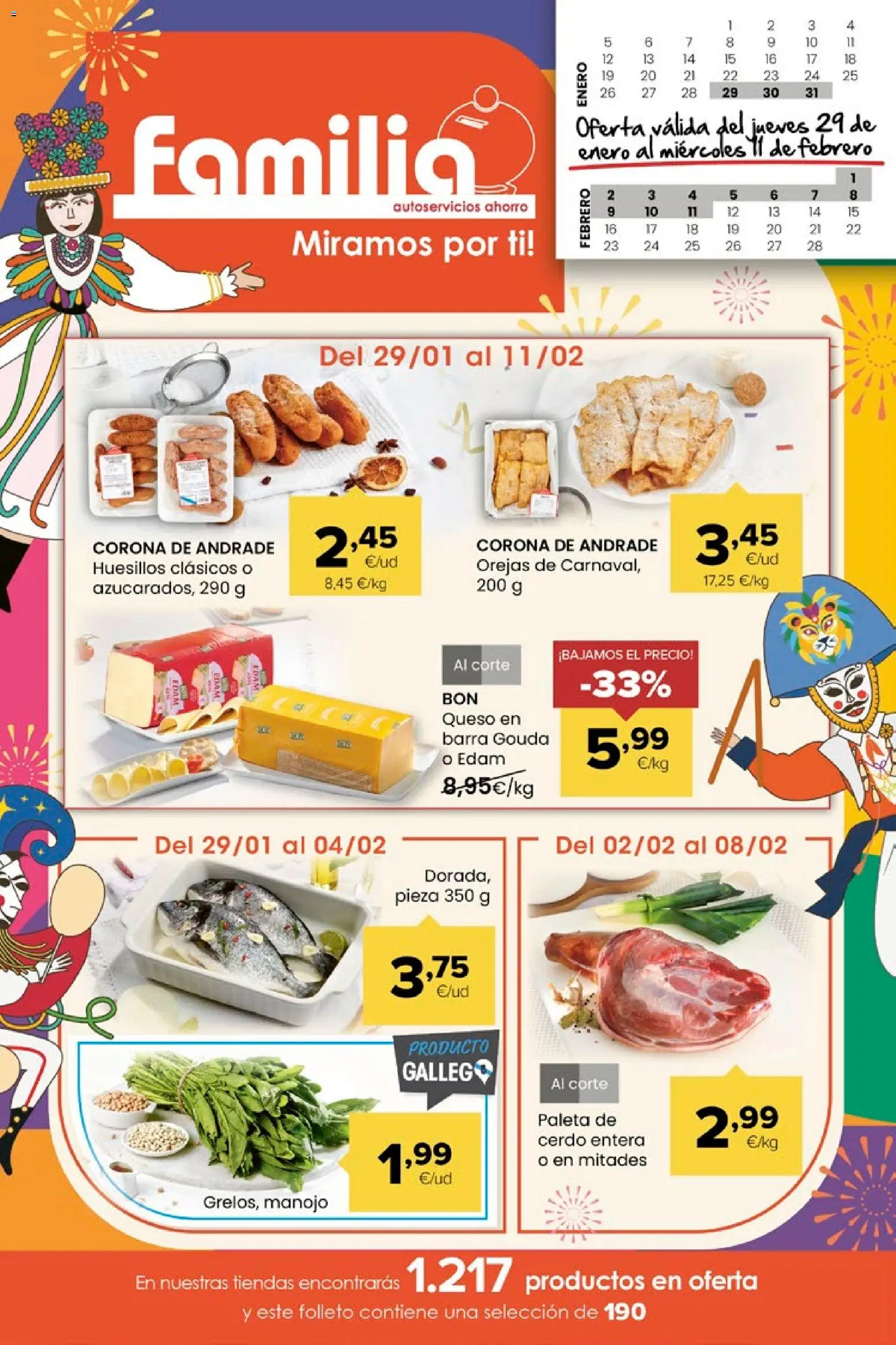 Eroski folleto │ válido desde el 29.01.2026 | Página: 1 | Productos: Queso, Cerdo