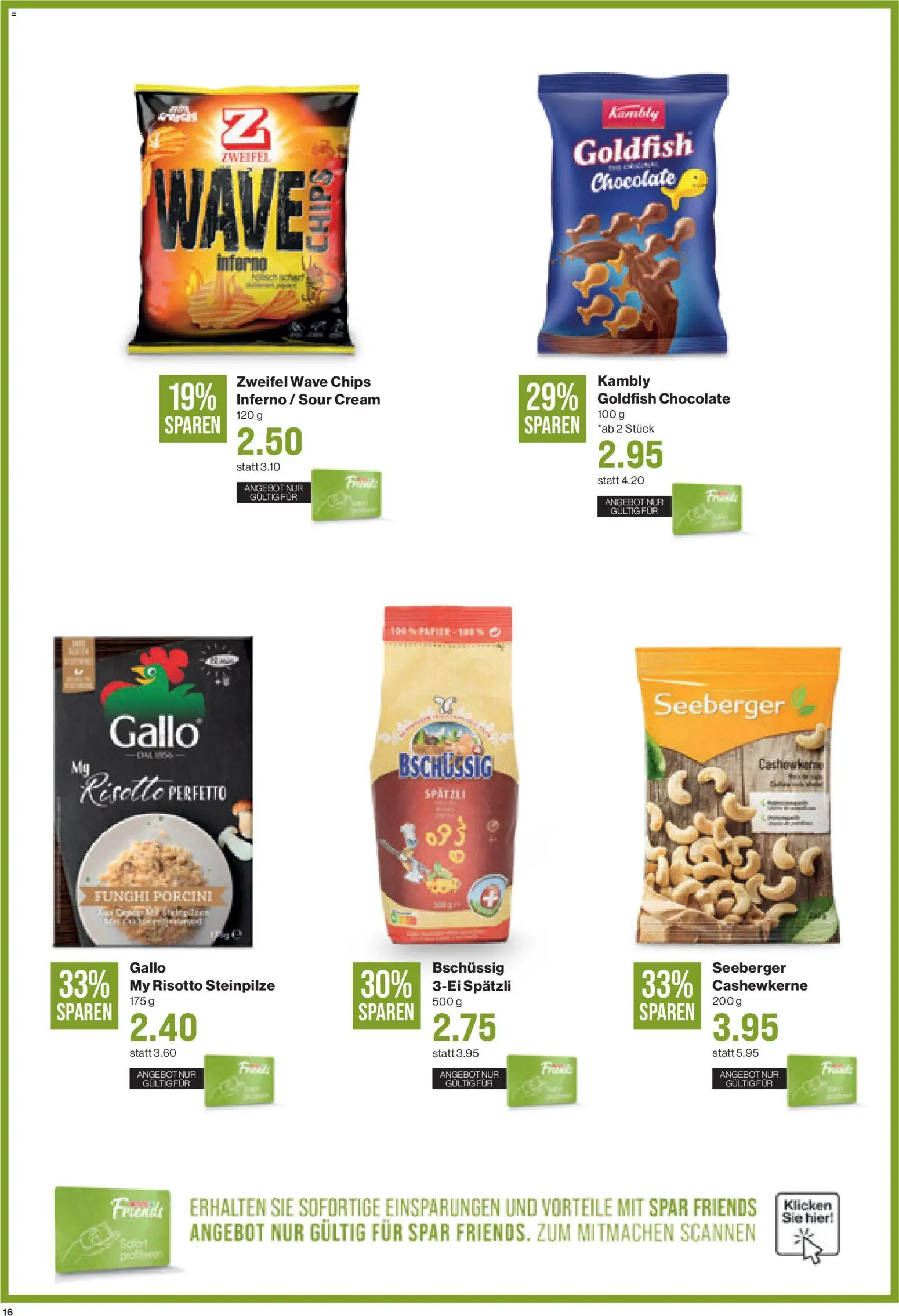 SPAR Aktionen – gültig ab 30.10.2025 | Seite: 16 | Produkte: Chips