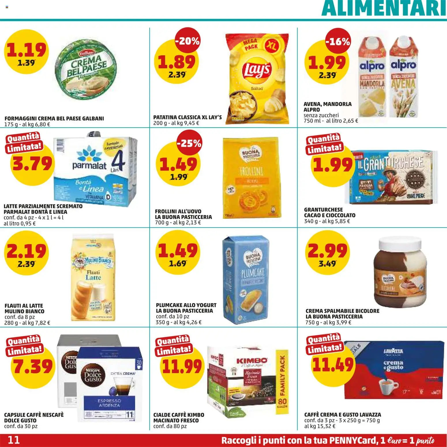 Volantino PENNY del 23.04.2026 | Pagina: 11 | Prodotti: Crema, Cioccolato, Plumcake, Cacao
