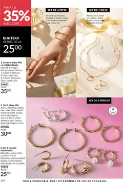 Ofertele Avon valabile de la 01.10.2025 | Pagină: 152 | Produse: Cercei, Colier