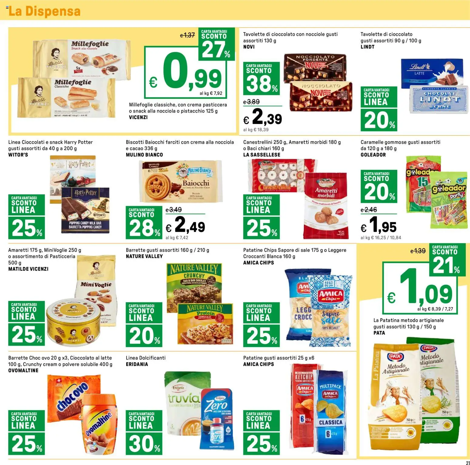 Volantino Iper del 07.01.2026 | Pagina: 21 | Prodotti: Crema, Cioccolato, Sale, Barretta