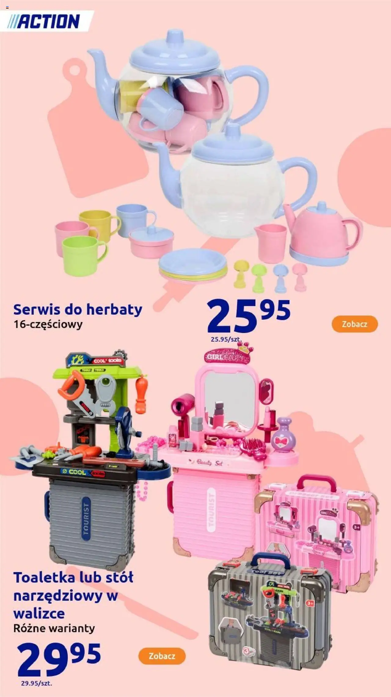 Action Gazetka - Presents od 24.09.2025 | Strona: 92 | Produkty: Stół, Toaletka
