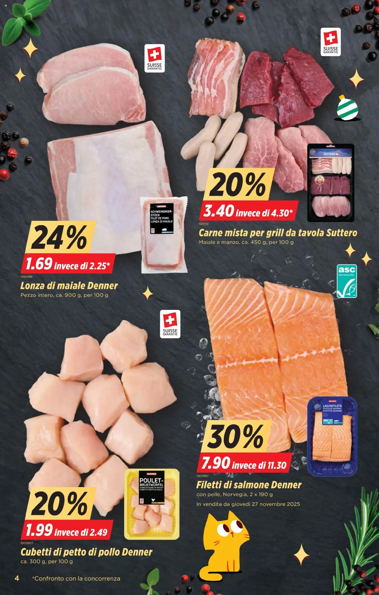 Denner Aktionen IT – gültig ab 25.11.2025 | Seite: 4 | Produkte: Grill