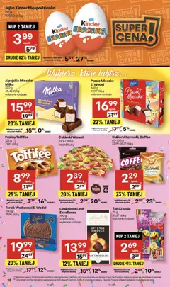 Pogląd oferty "Delikatesy Centrum Gazetka" - ważna od 13.11.2025 | Strona: 28 | Produkty: Milka, Ptasie mleczko, Żelki, Torcik wedlowski