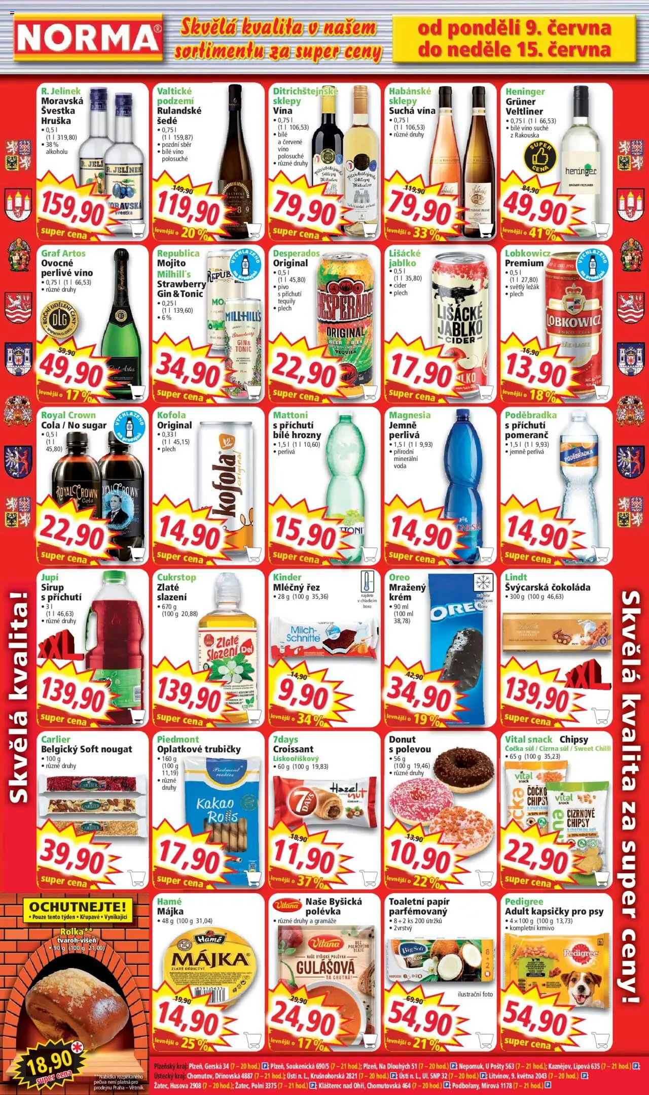 Norma - Leták od 09.06.2025 | Strana: 6 | Produkty: Čočka, Voda, Croissant, Jelínek