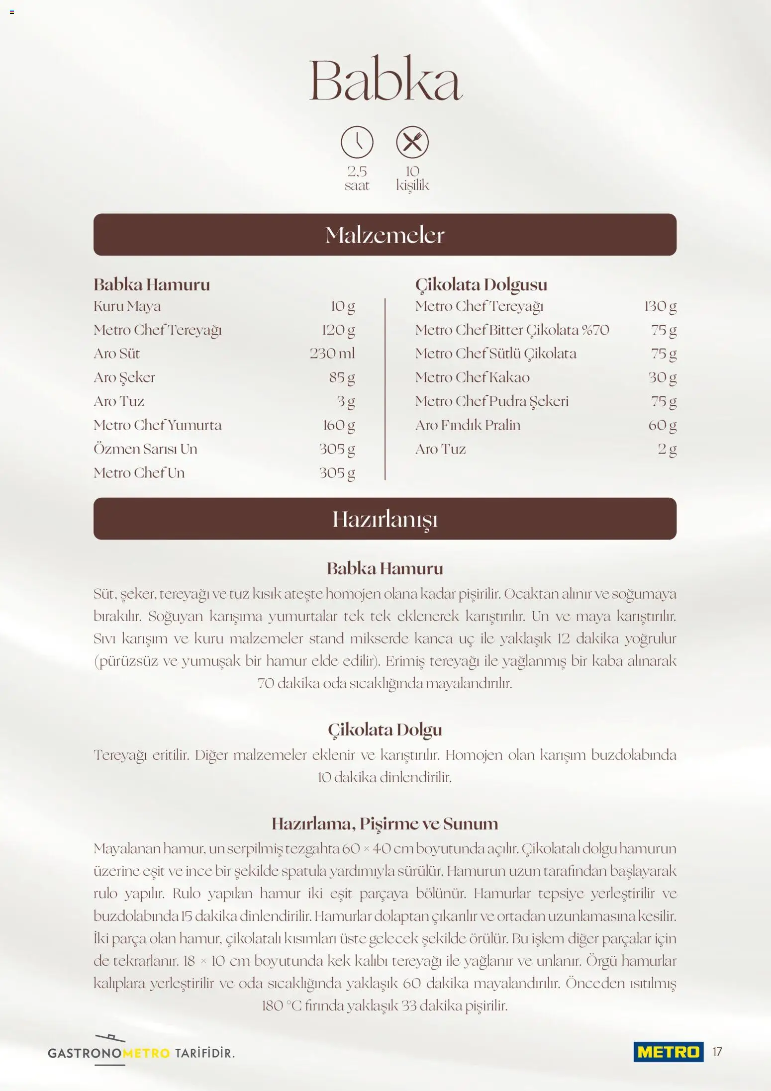 Metro - Pastacılık Kataloğu - 06.04.2026 tarihinden itibaren geçerlidir | Sayfa: 17 | Ürünler: Yumurta, Yumurtalar, Fındık, Tuz