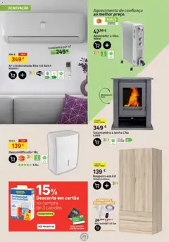 Pré-visualização Leroy Merlin Catálogo válido de 15.01.2026 | Página: 3 | Produtos: Ar condicionado, Cabides, Roupeiro, Óleo