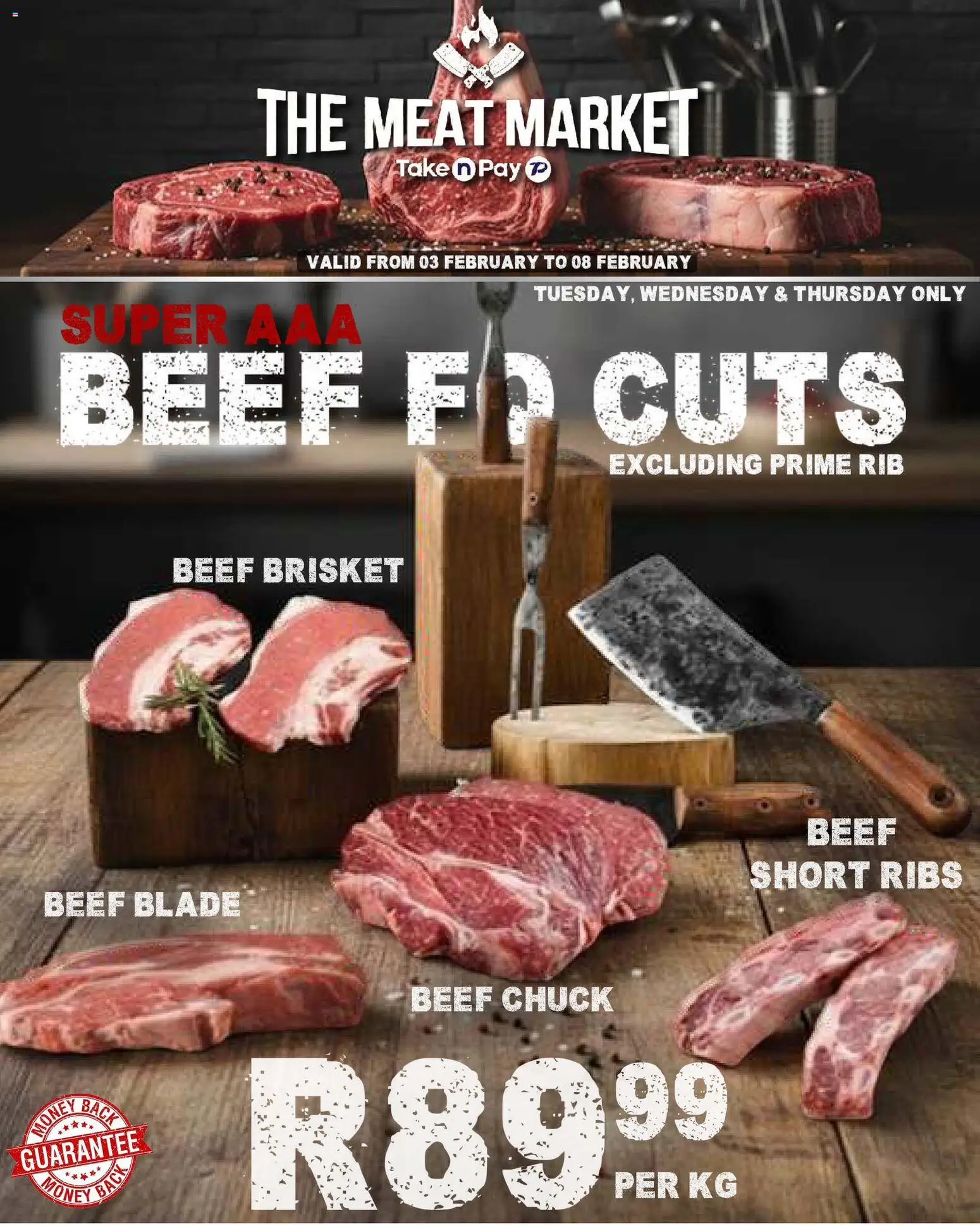 New Take n Pay catalogue – valid from 03.02.2026 | Page: 15 | Products: Ribs, Beef