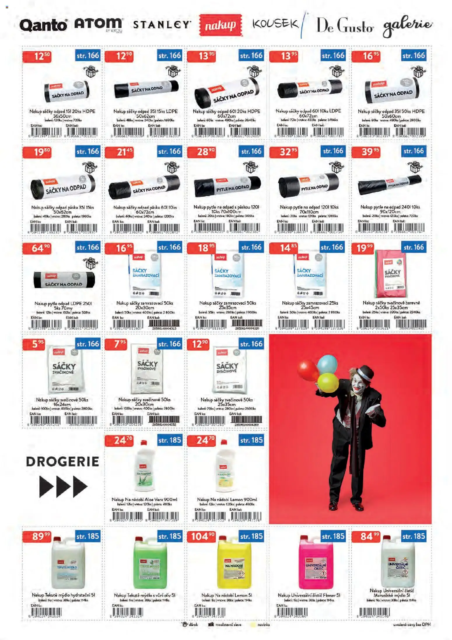 Astur & Qanto leták - Velkoobchod 05/2026 od 01.05.2026 | Strana: 10 | Produkty: Mýdlo, Nádobí, Aloe vera, Drogerie