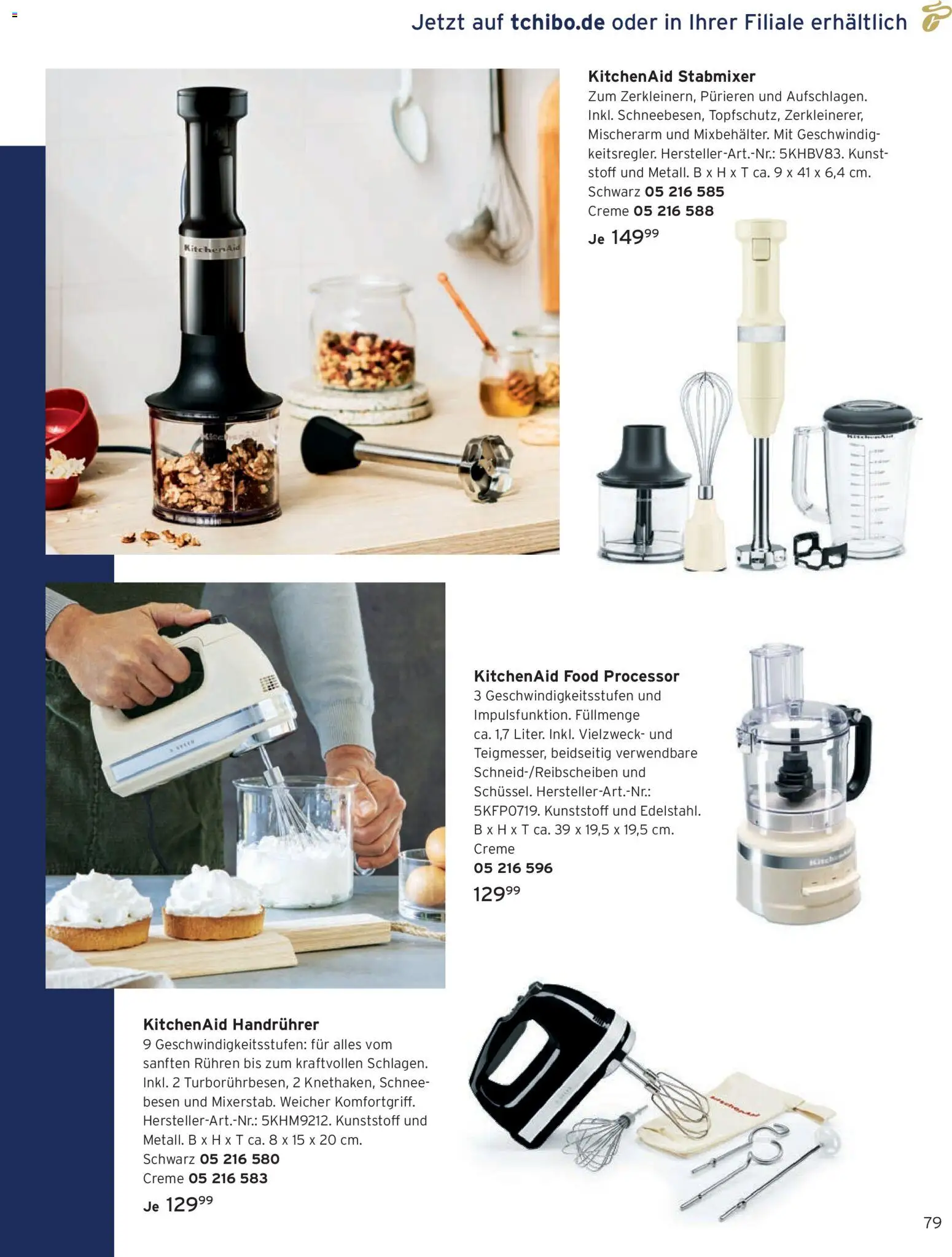 Angebote Tchibo – gültig ab 01.11.2025 | Seite: 79 | Produkte: Creme, Stabmixer