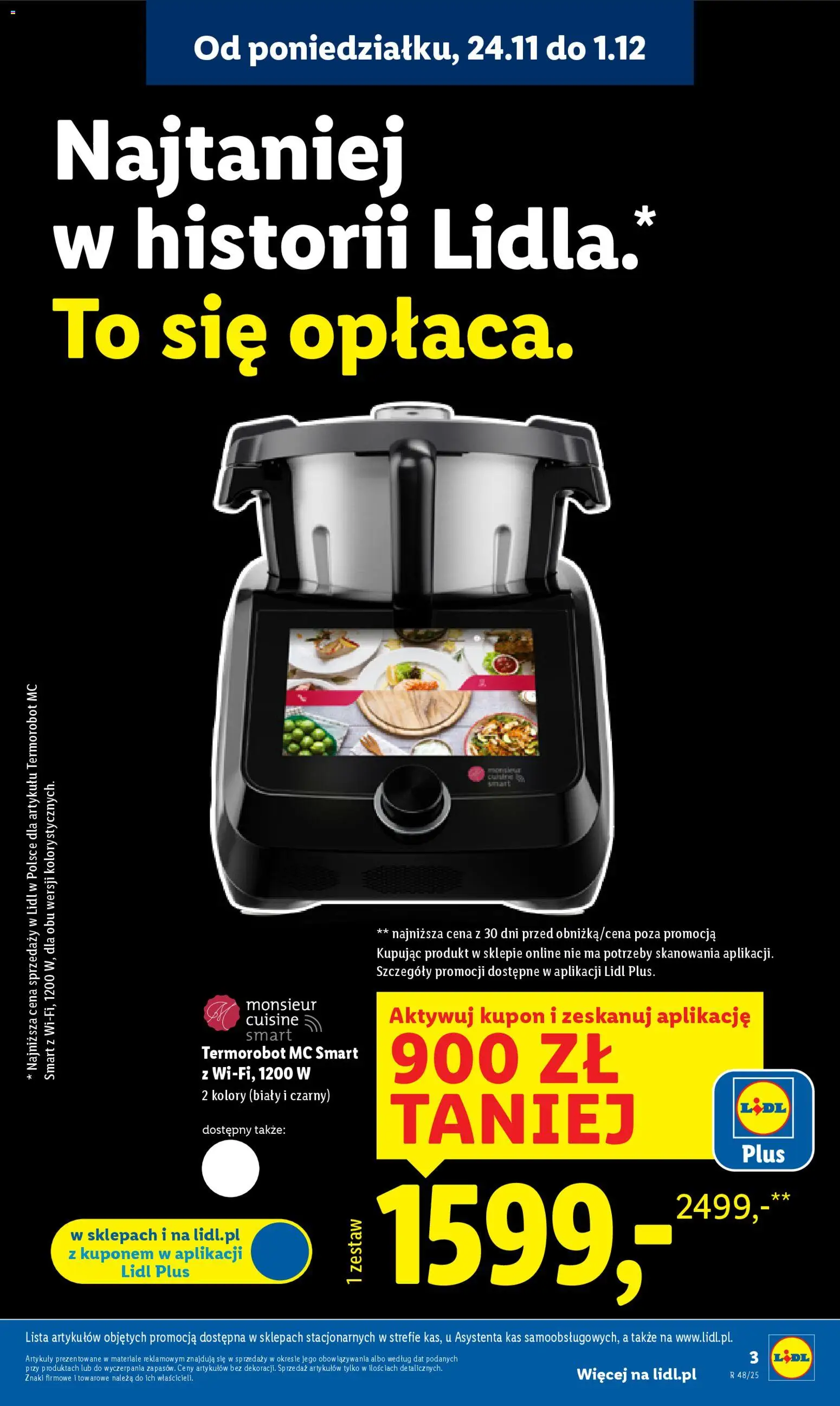 Lidl Black Friday od 24.11.2025 | Strona: 3 | Produkty: Robot