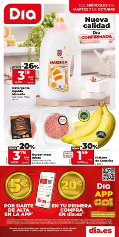 Vista previa Dia - folleto Market válido desde el 01.10.2025