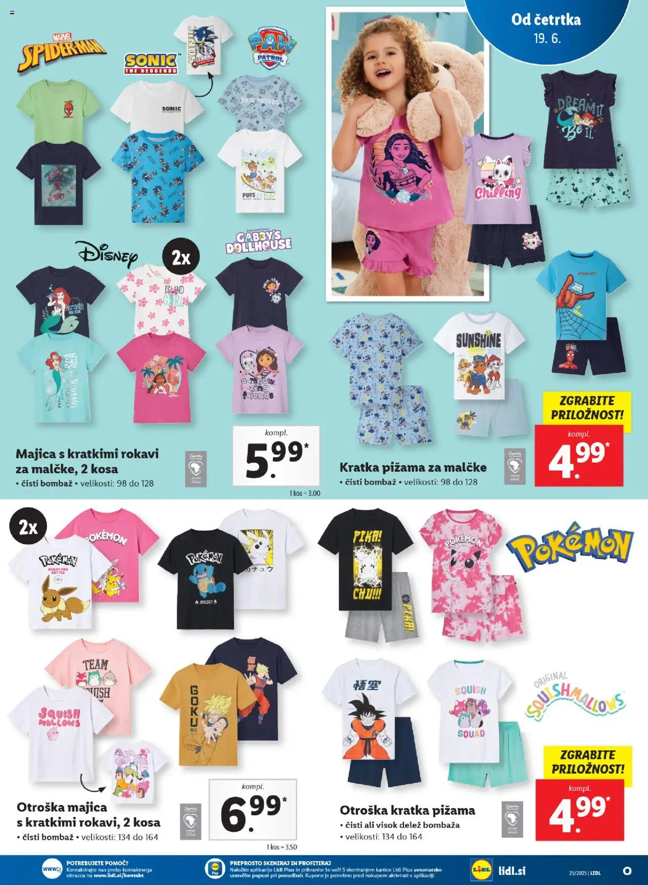 Lidl katalog │ velja od 19.06.2025 | Stran: 41 | Izdelki: Pižama, Kos, Majica