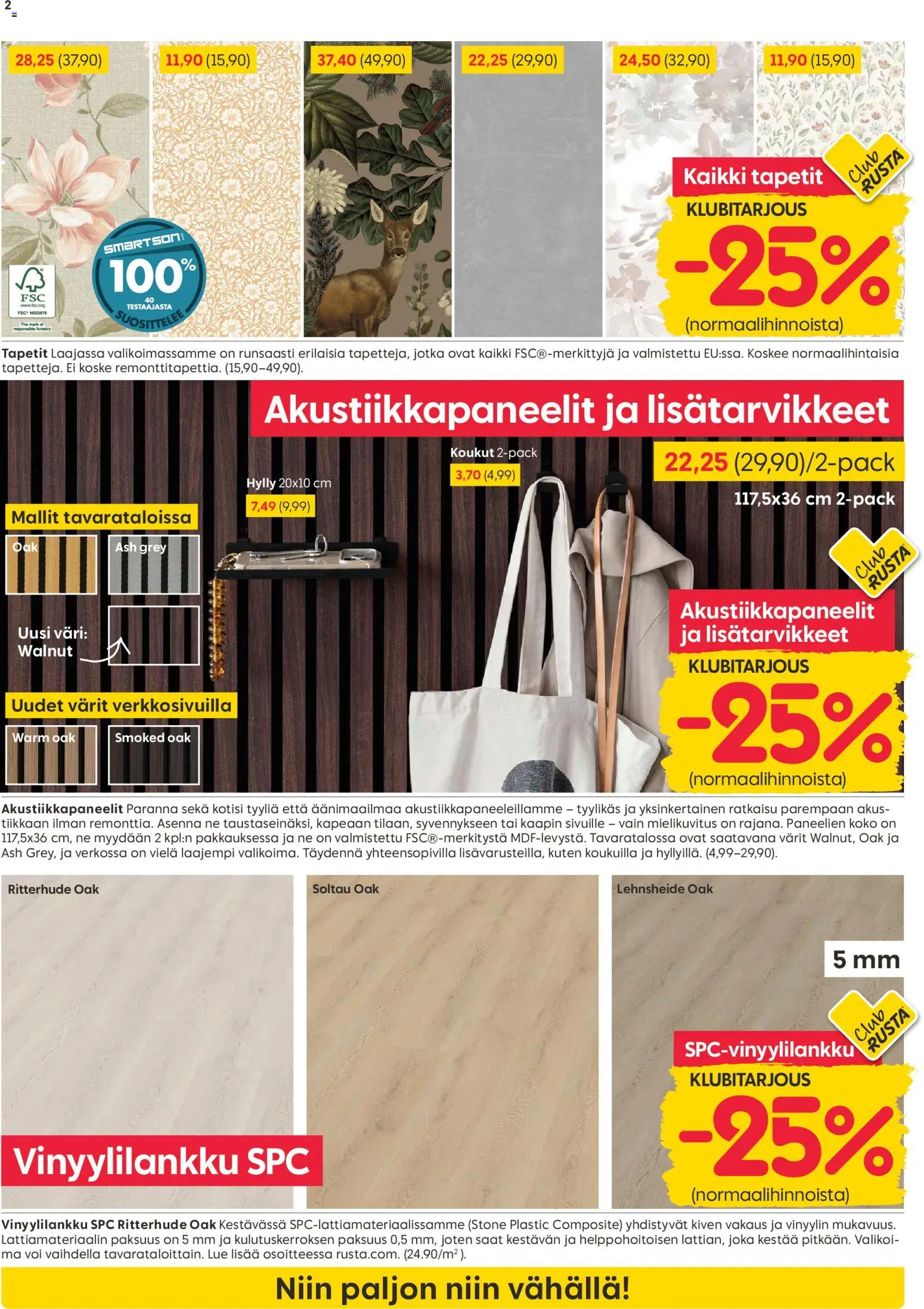 Rusta tarjoukset – voimassa 16.02.2026 alkaen | Sivu: 2 | Tuotteet: Hylly, Voi