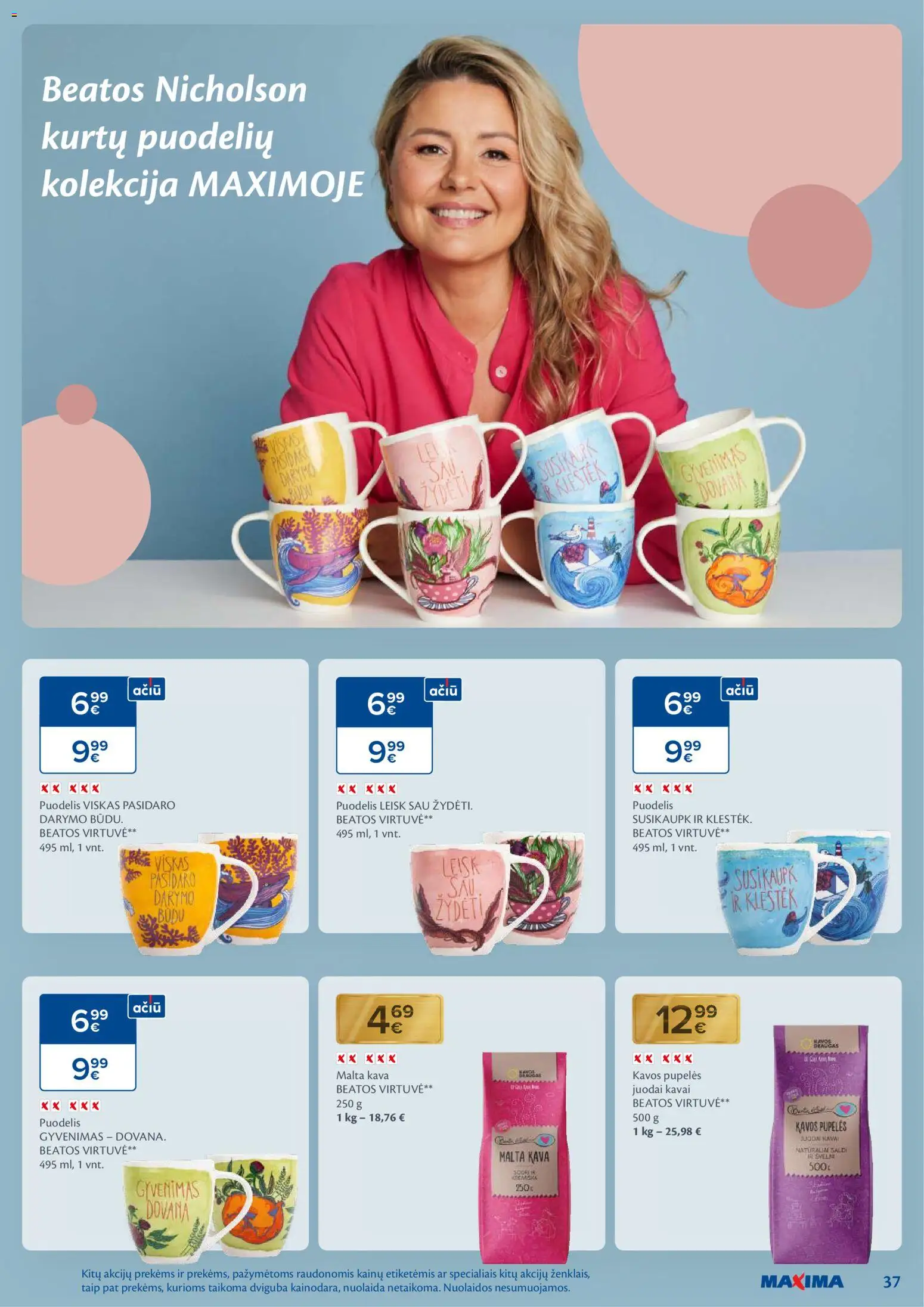 MAXIMA akcijos nuo 11.11.2025 | Puslapis: 37 | Prekių: Puodelis, Pupelės, Kavos pupelės, Kava