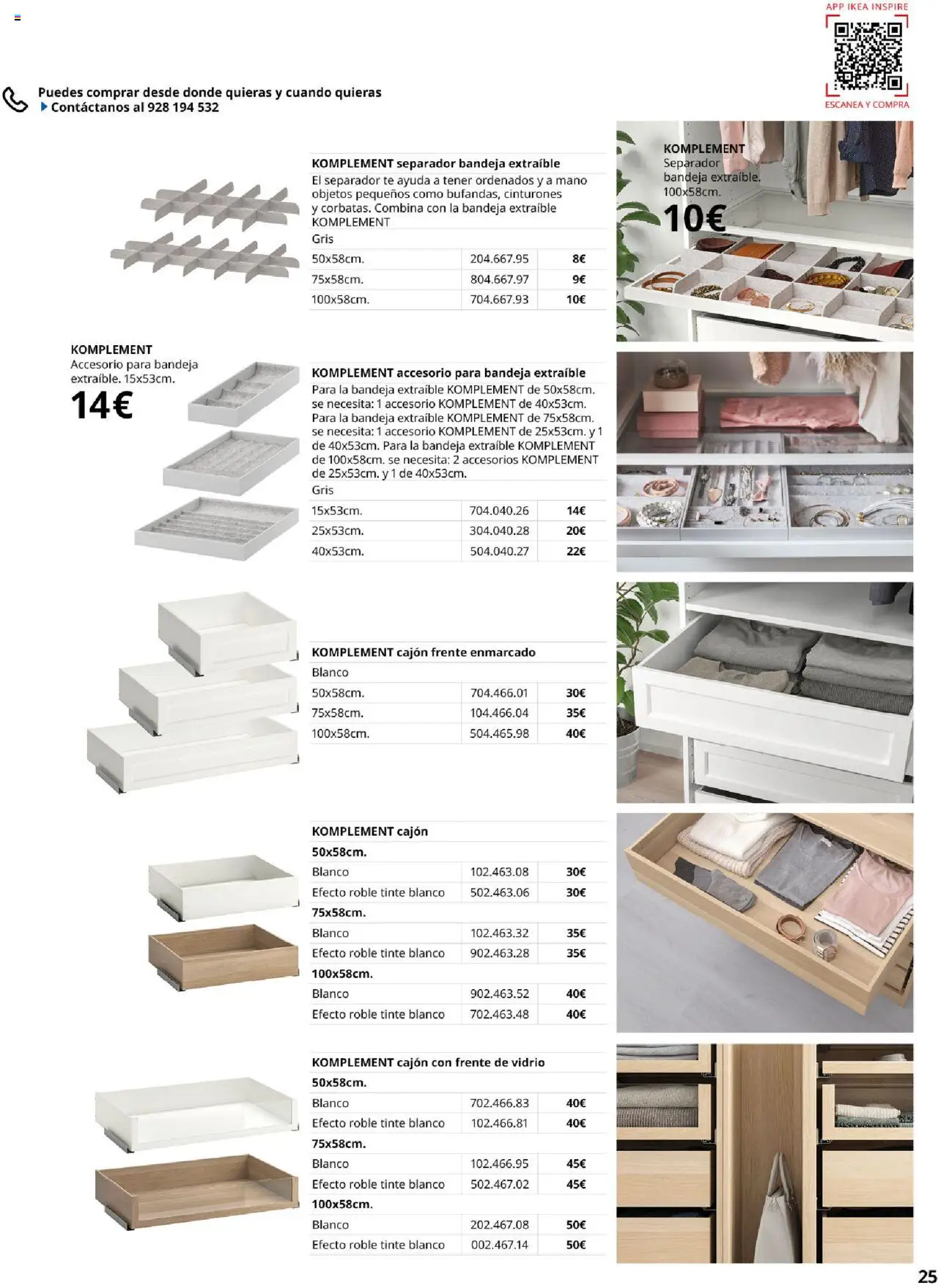 Catálogo IKEA Pax y Komplement │ válido desde el 04.02.2025 | Página: 25 | Productos: Tinte, Té, Bandeja
