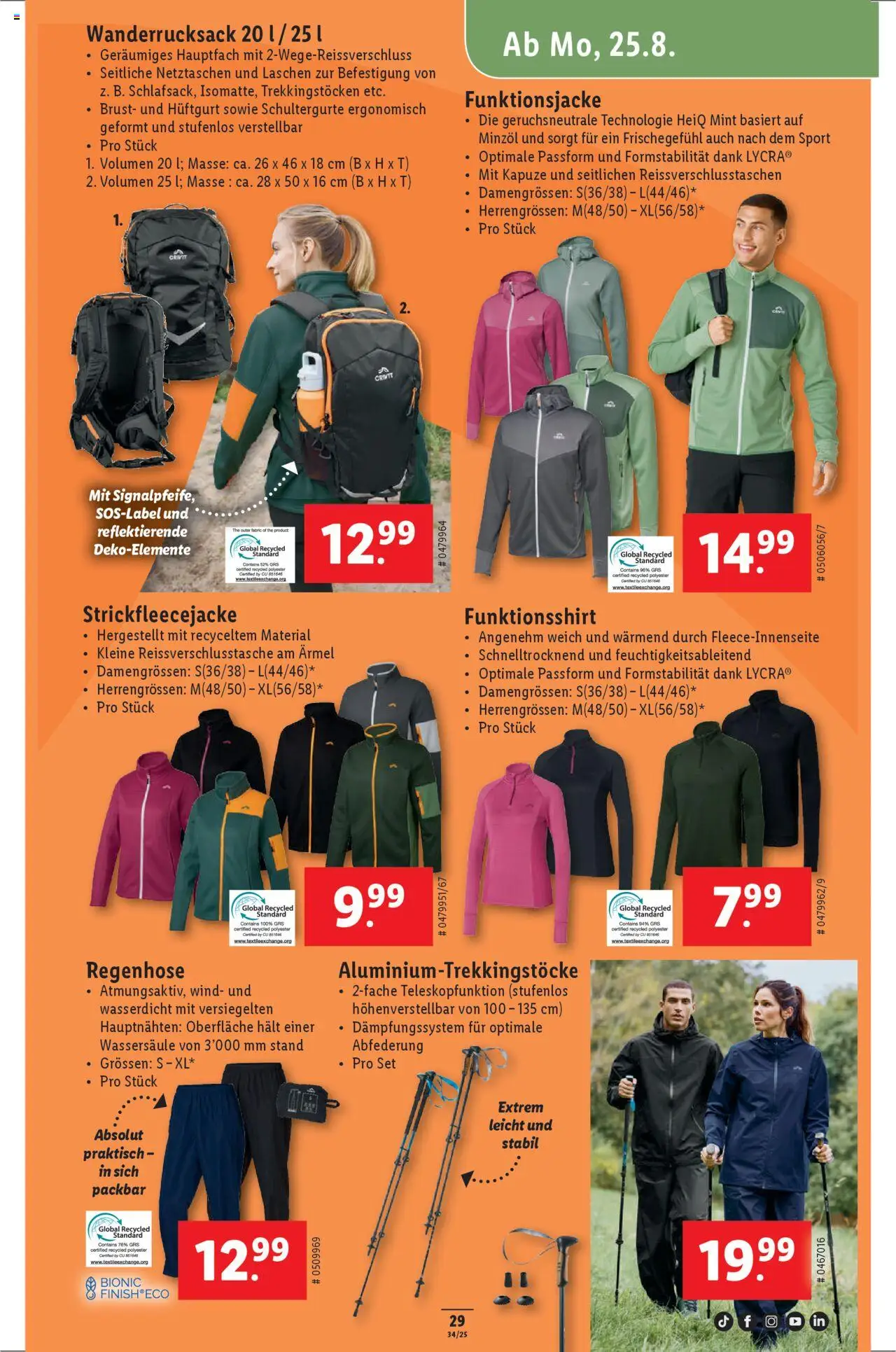 Lidl Aktionen ab 21.08.2025 | Seite: 31 | Produkte: Wanderrucksack