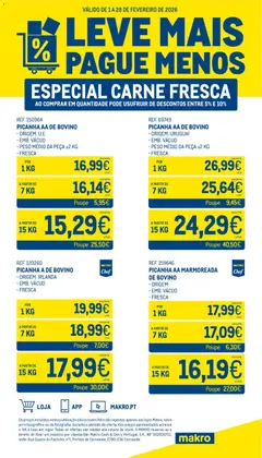 Pré-visualização Makro Leve Mais Pague Menos - Carne Fresca válido de 01.02.2026