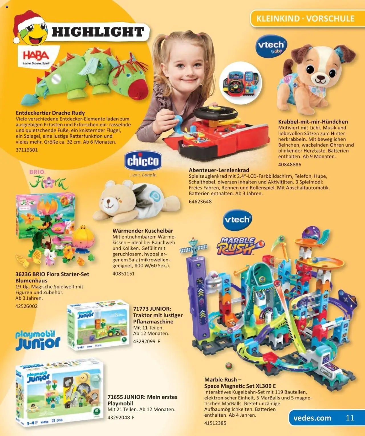 Vedes - Preise Online  – gültig ab 18.09.2025 | Seite: 11 | Produkte: Spiel, Kissen, Batterien, Salz