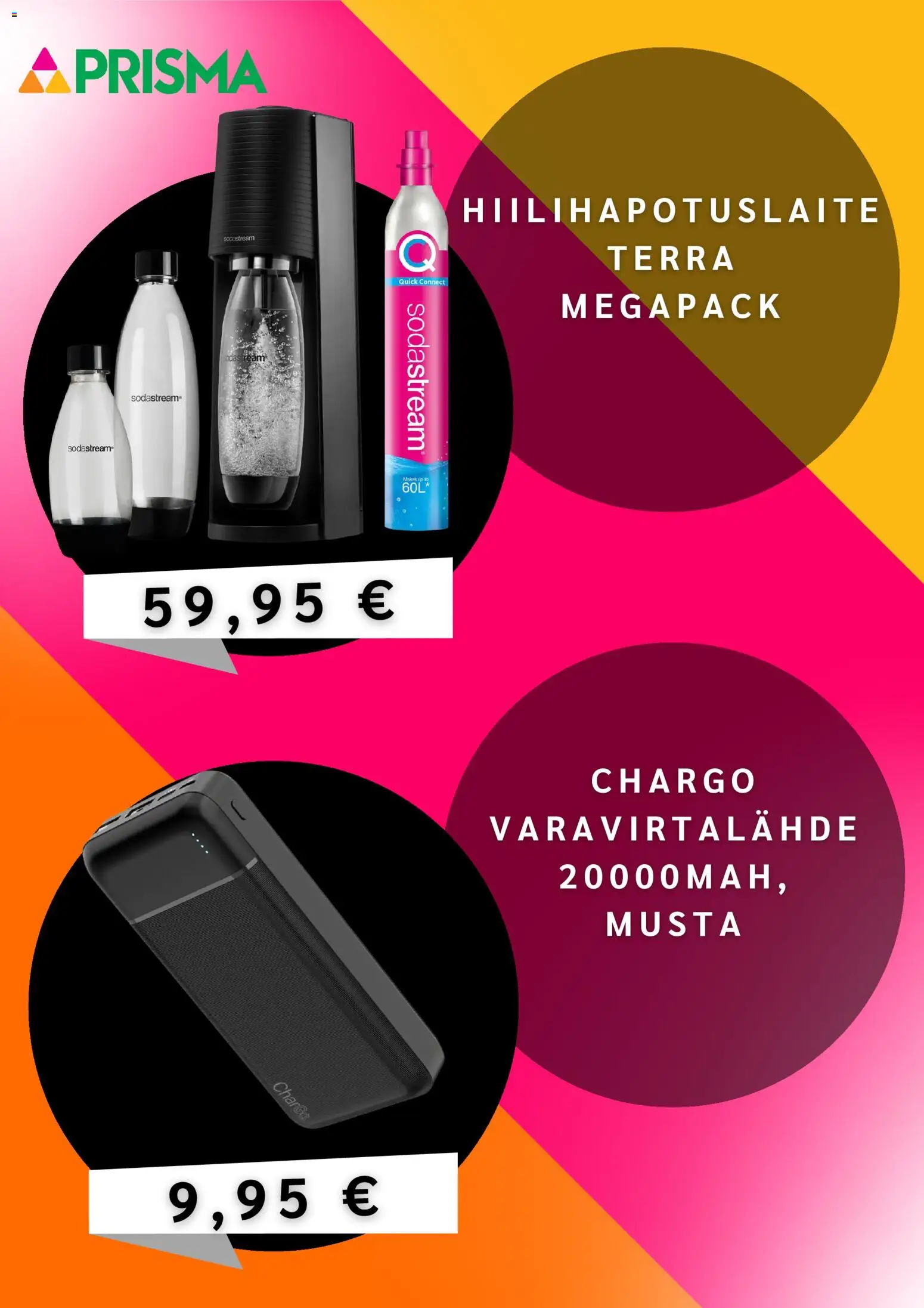 Prisma - Black Friday – voimassa 26.11.2025 alkaen | Sivu: 5 | Tuotteet: Varavirtalähde, Sodastream, Hiilihapotuslaite
