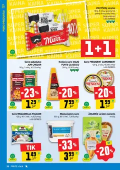 IKI leidinys galioja nuo 12.01.2026 | Puslapis: 26 | Prekių: Sūrelis, Sūris