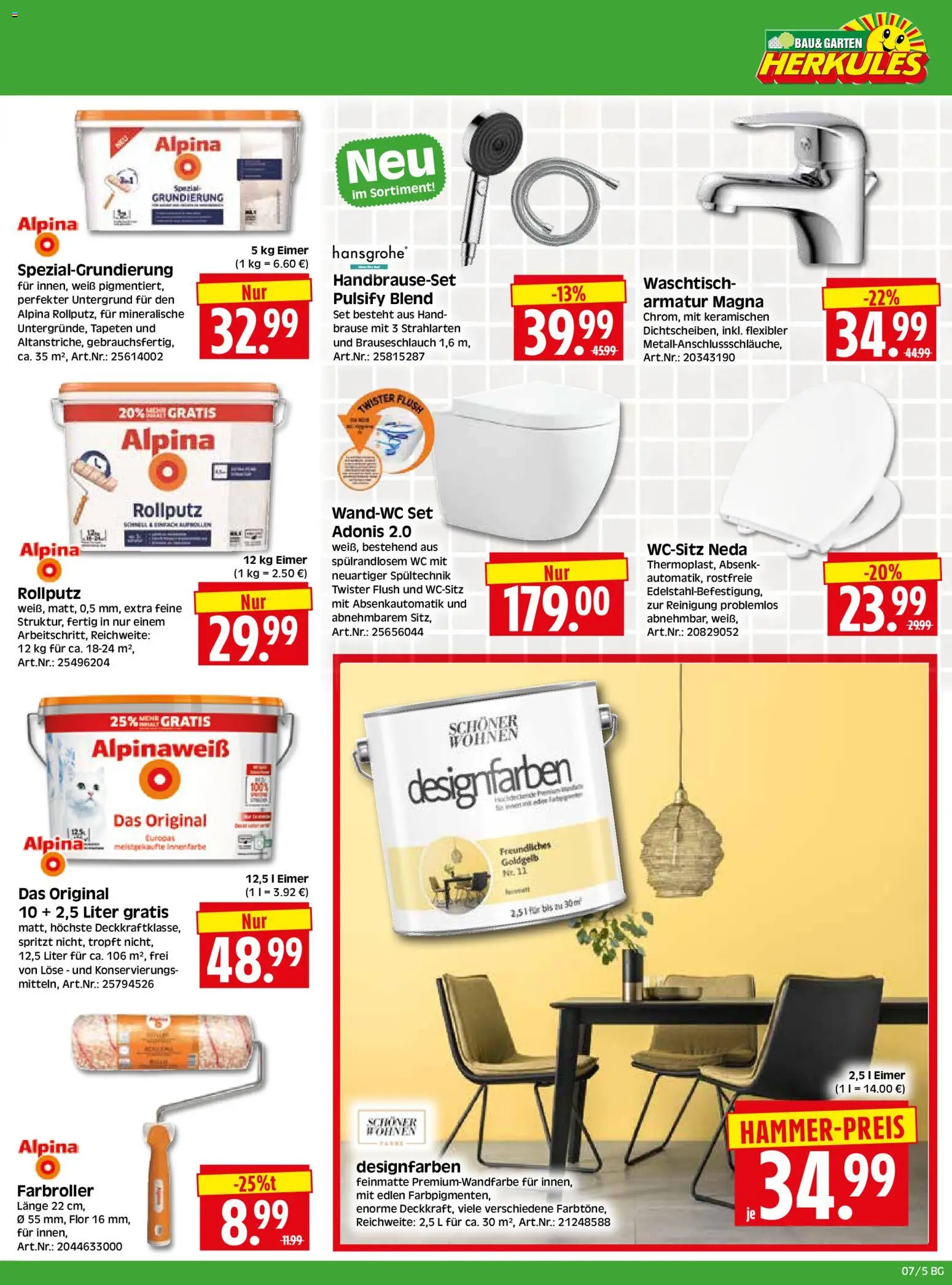 HERKULES Bau & Garten – gültig ab 09.02.2026 | Seite: 5