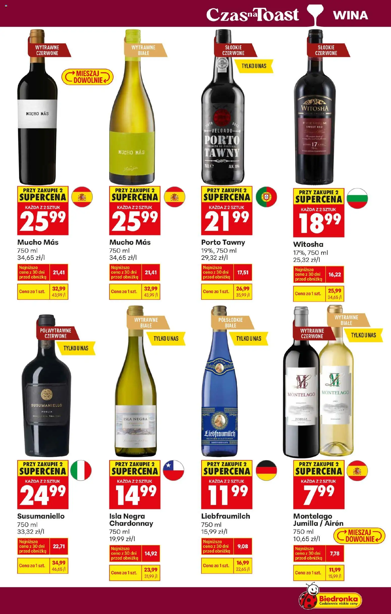 Biedronka gazetka - Czas na toast od 23.02.2026 | Strona: 13