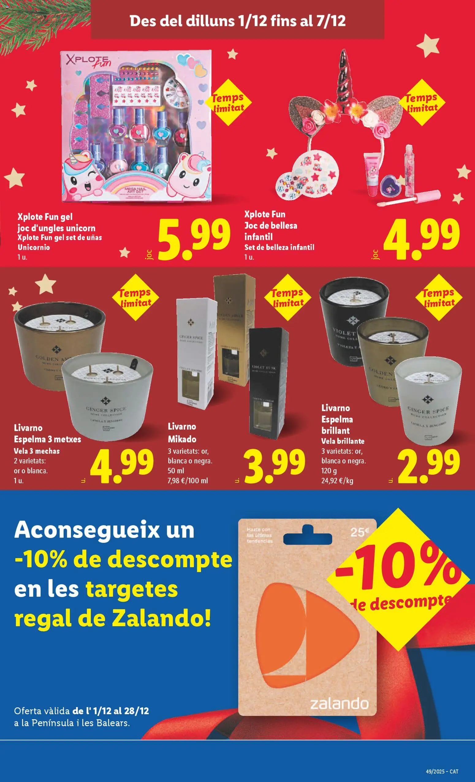 Lidl folleto │ válido desde el 01.12.2025 | Página: 35 | Productos: Vela