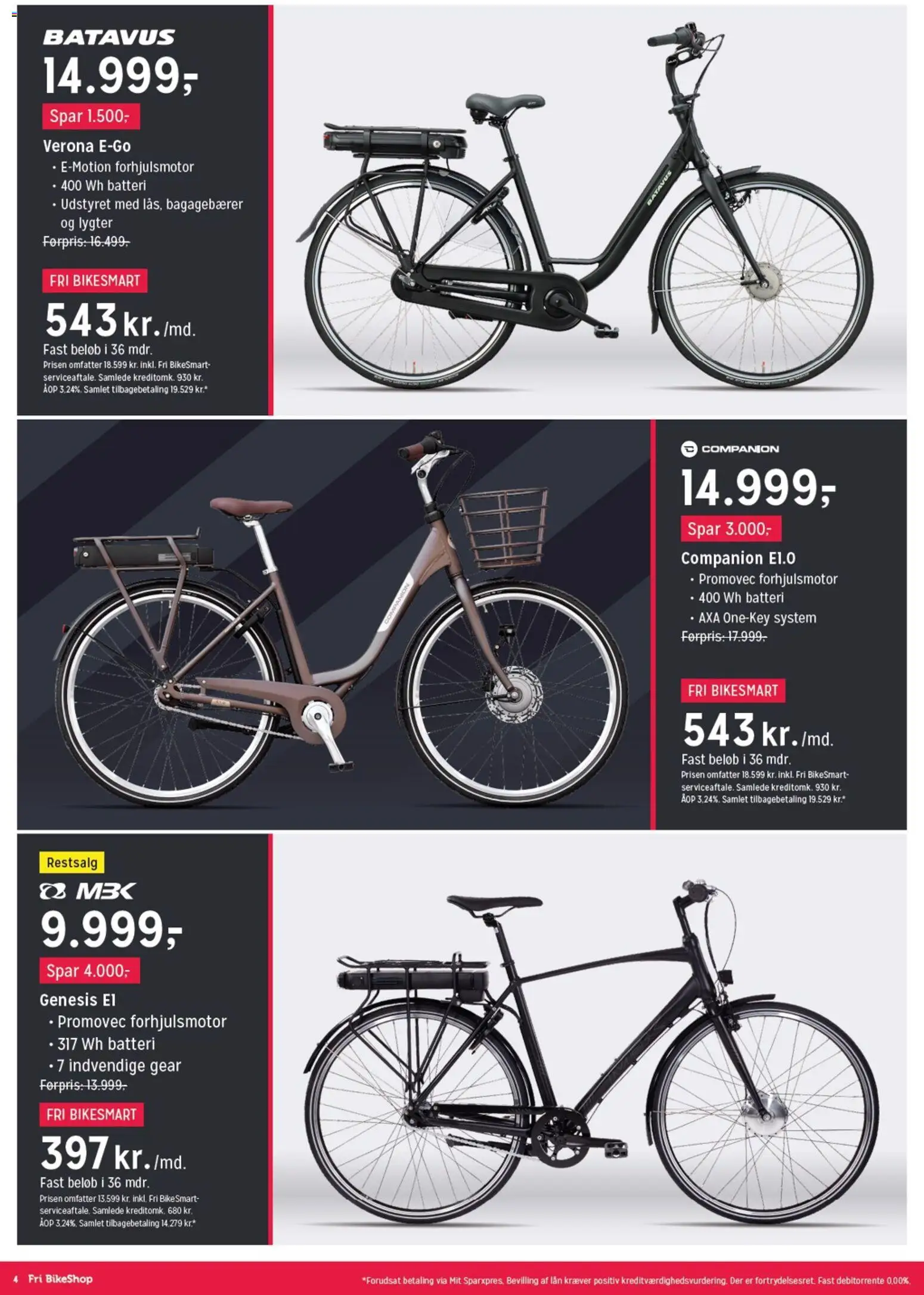 Fri BikeShop tilbudsavis – gyldig fra 14.11.2025 | Side: 4 | Produkter: Batteri