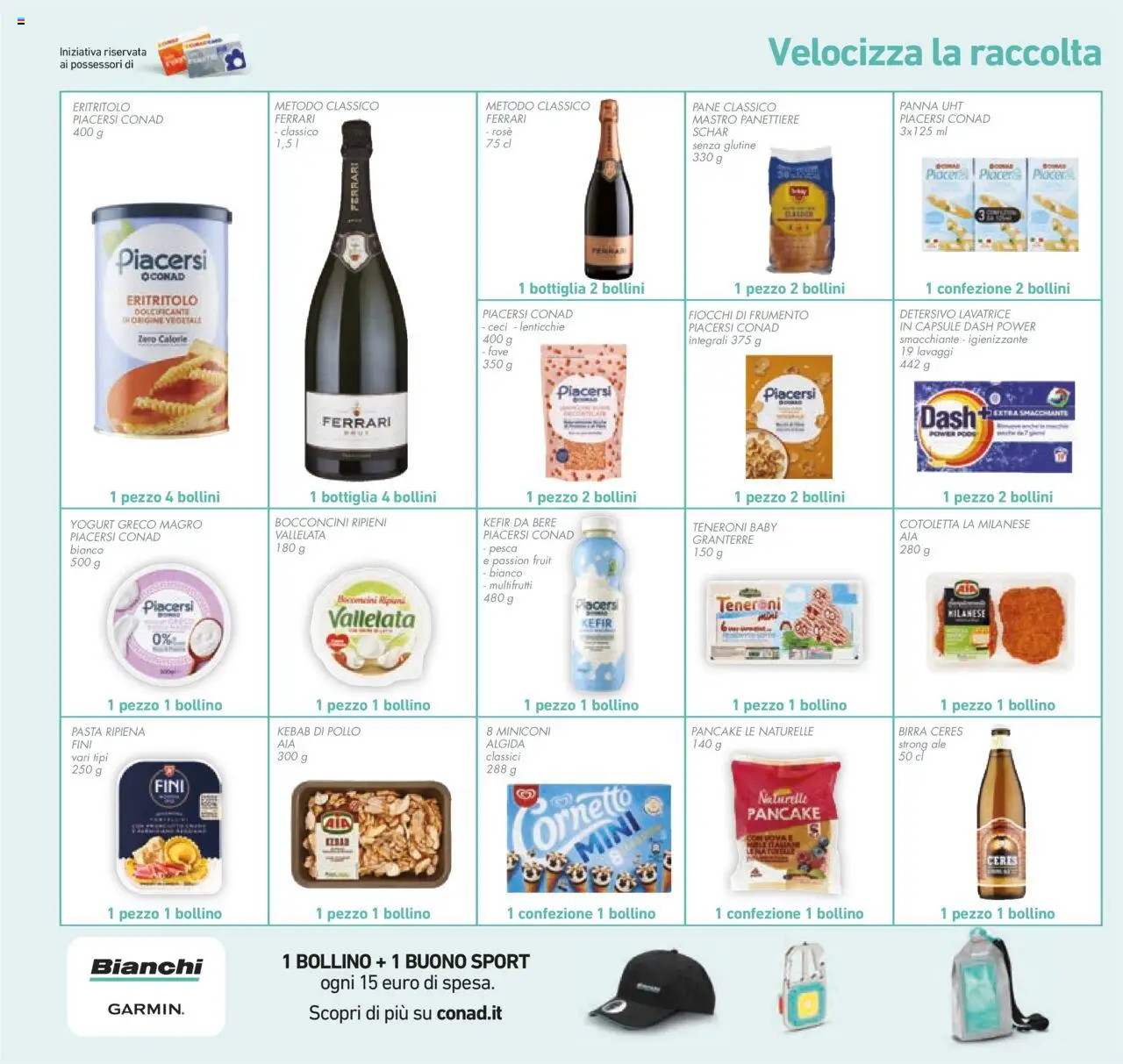 Volantino Conad del 13.08.2025 | Pagina: 28 | Prodotti: Dolcificante, Pollo, Ceres, Bottiglia