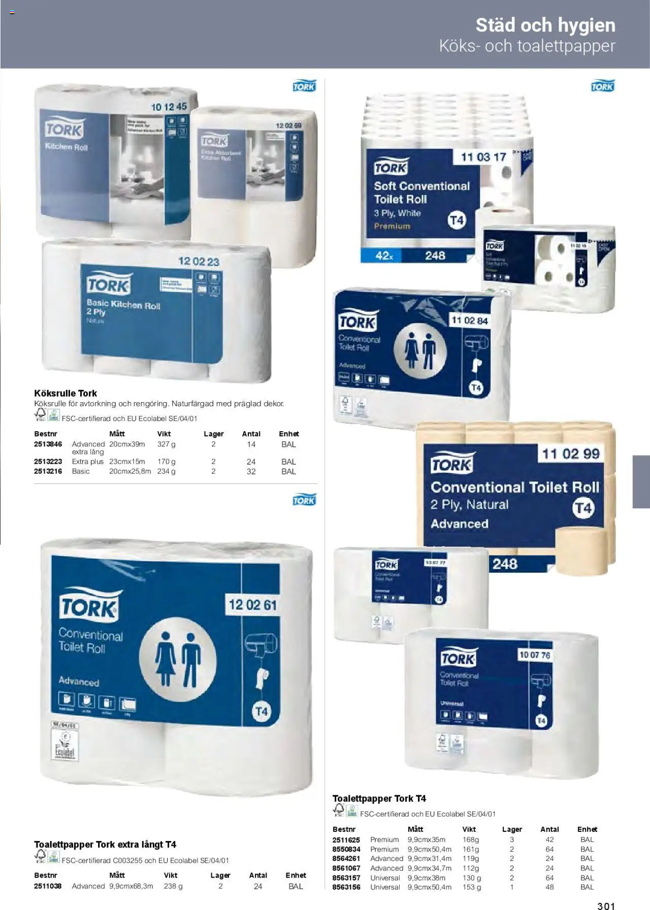 Office Depot reklamblad aktuell från 01.02.2025 | Sida: 303 | Produkter: Toalettpapper