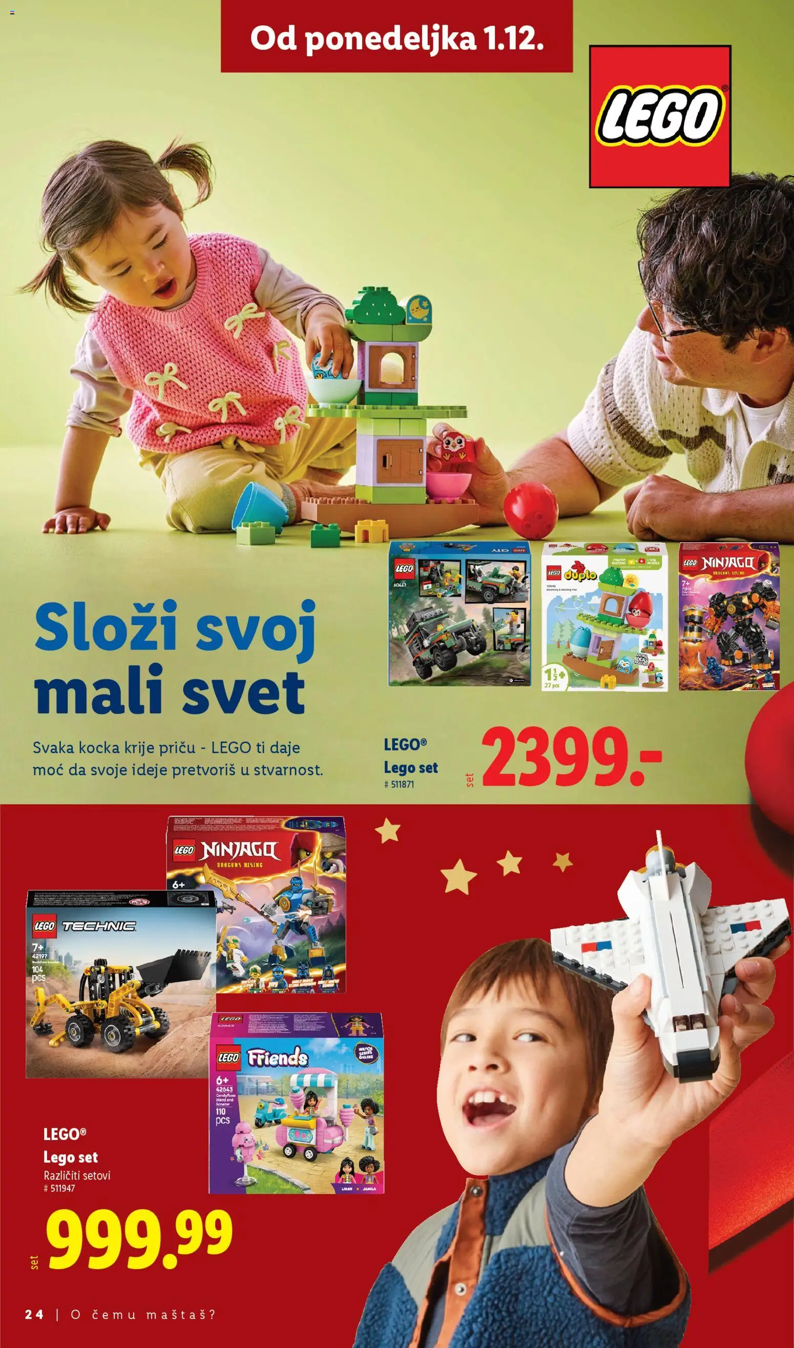 Lidl katalog - važi od 24.11.2025 | Strana: 24 | Proizvode: Lego
