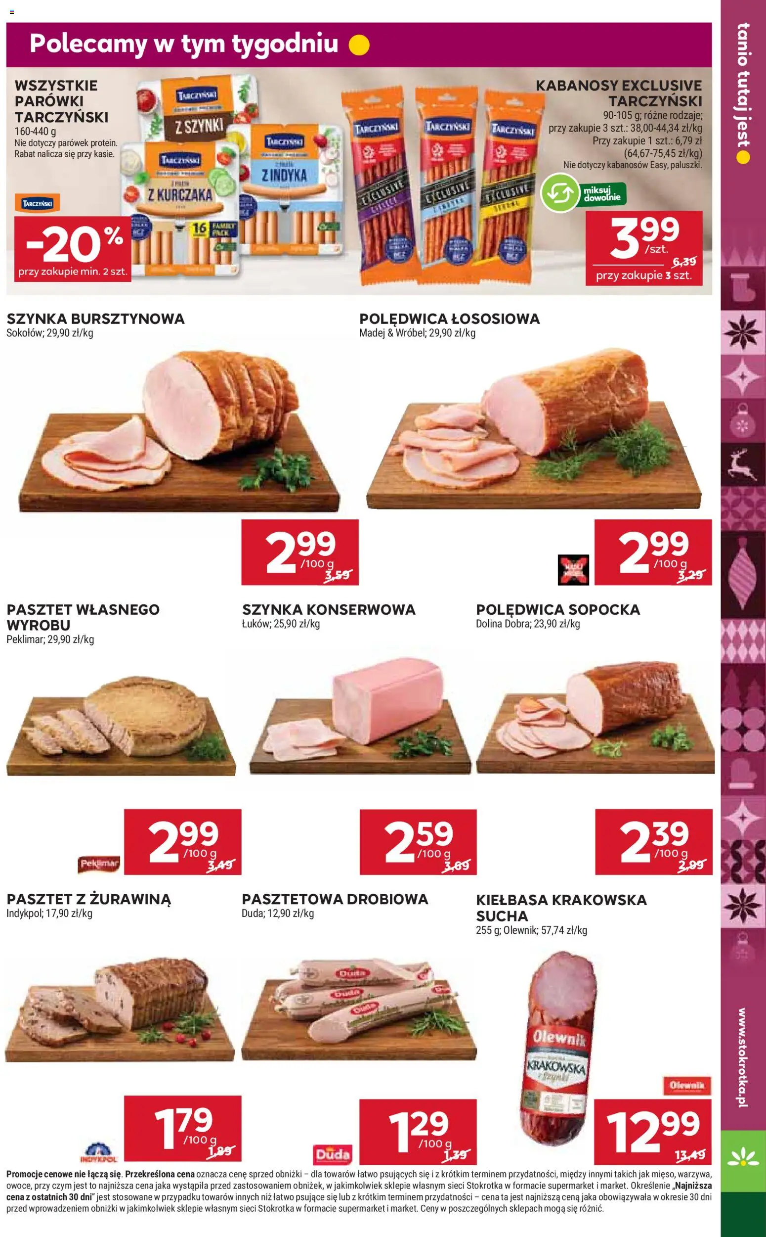 Stokrotka Black Friday od 27.11.2025 | Strona: 19 | Produkty: Stokrotka, Kabanosy, Kiełbasa krakowska, Żurawina