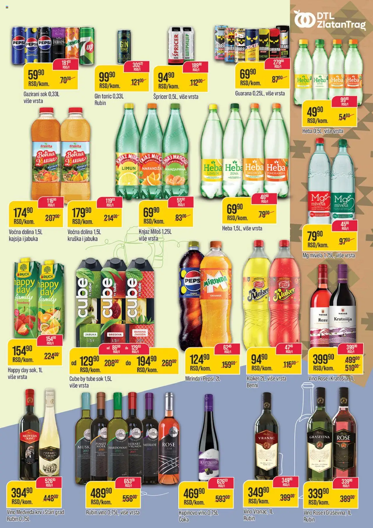 Zlatan Trag katalog - važi od 30.07.2025 | Strana: 9 | Proizvode: Chardonnay, Vranac, Guarana, Pepsi